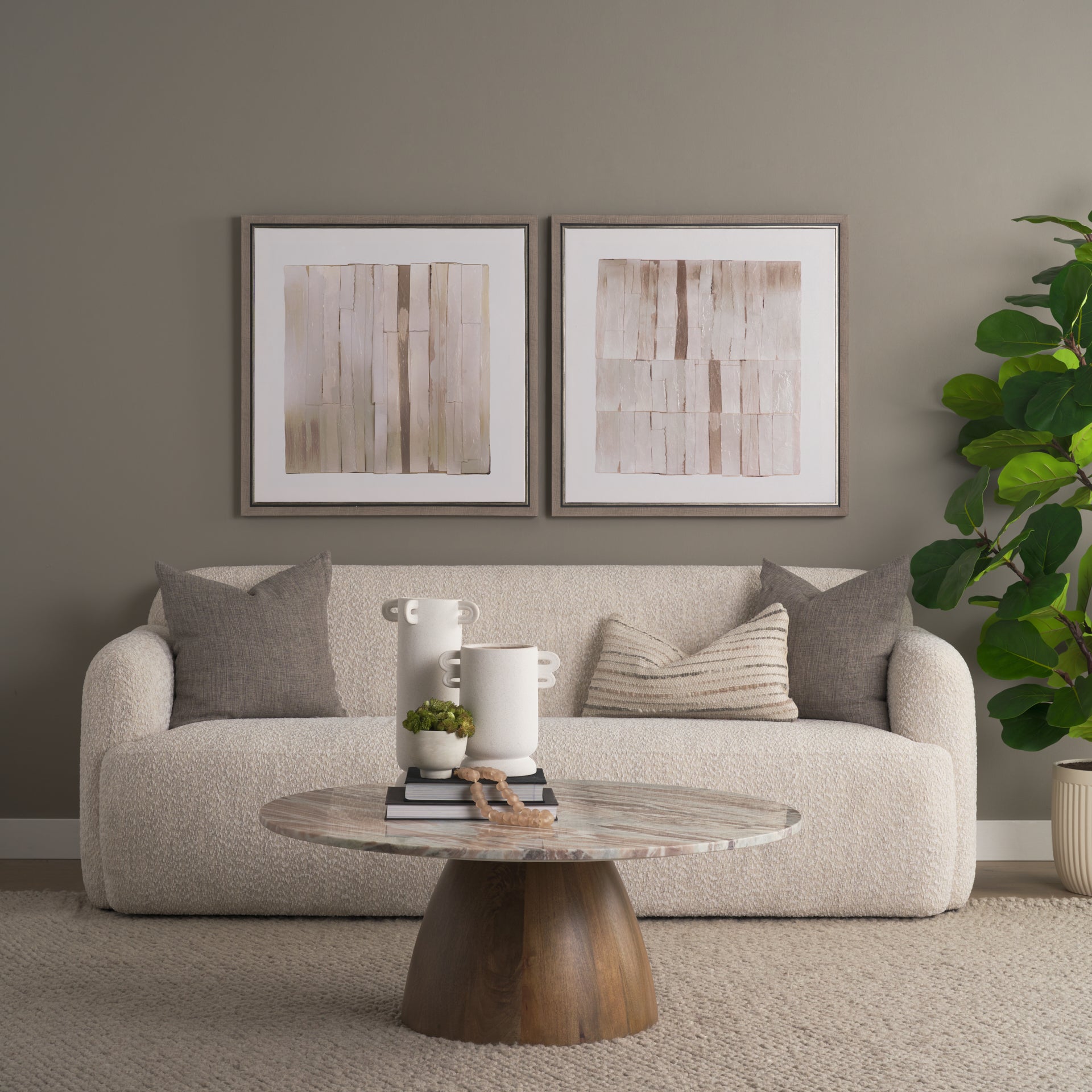 Allyson 42" Round Coffee Table