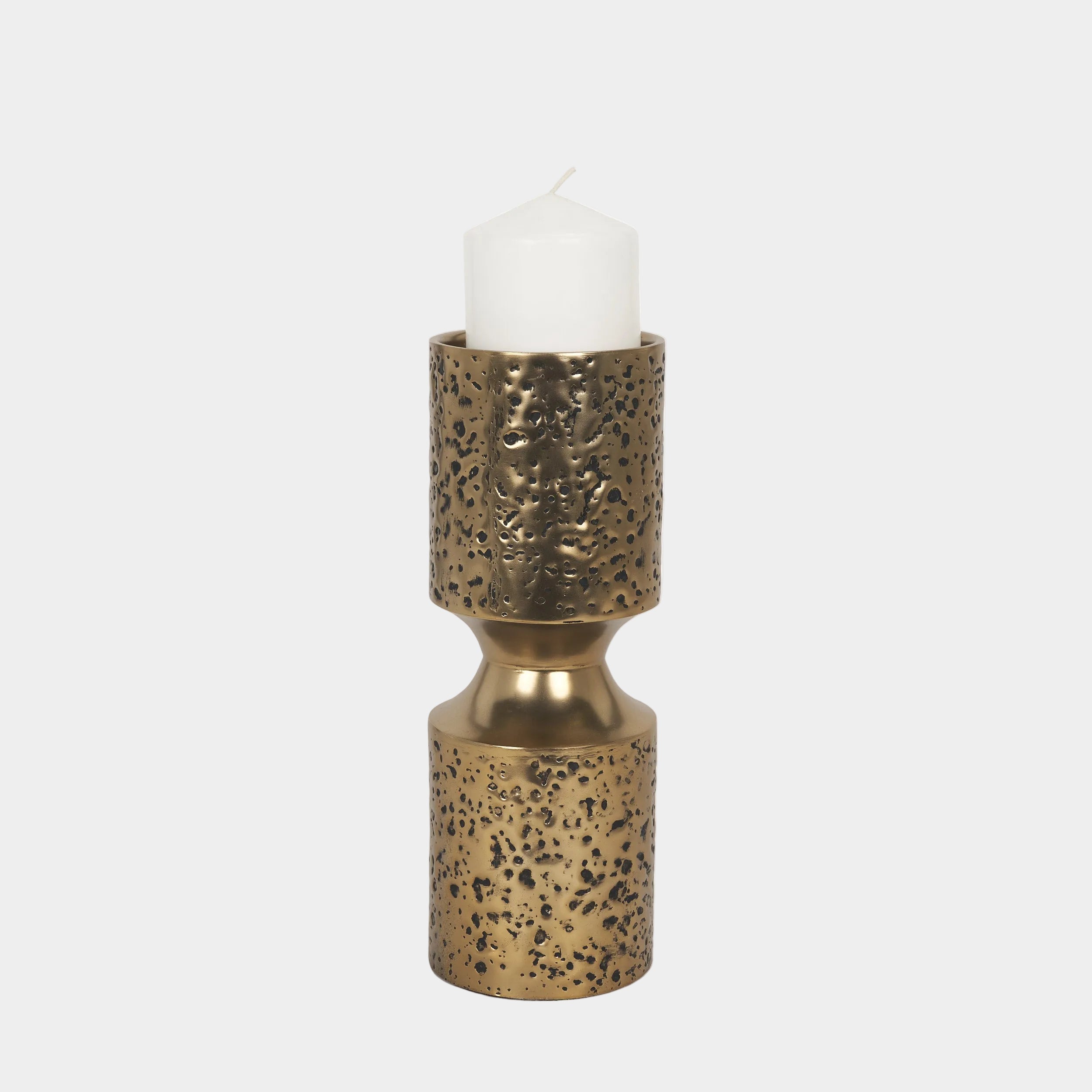 Akira Gold Candle Holder