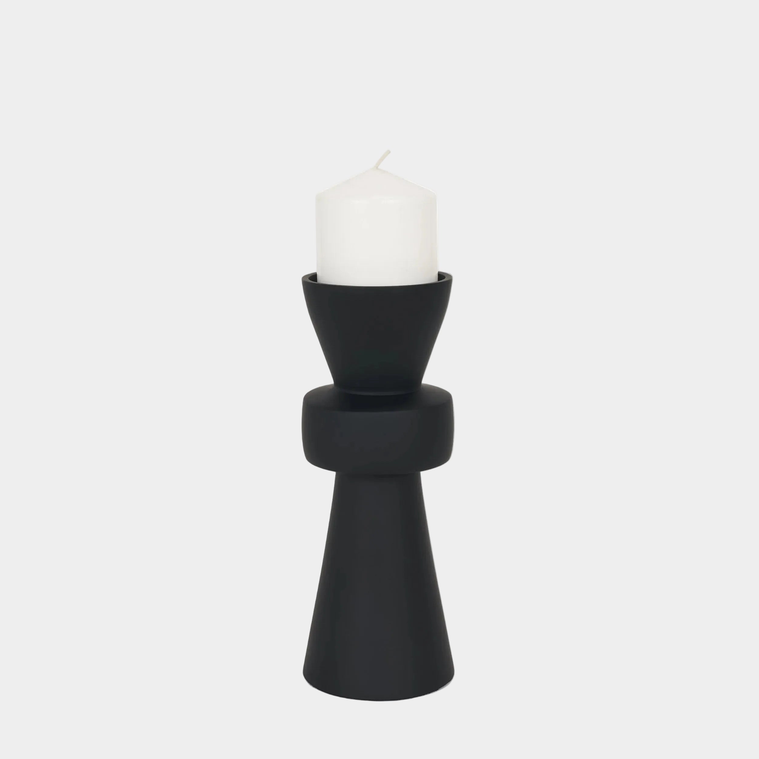 Odilia Black Candle Holder