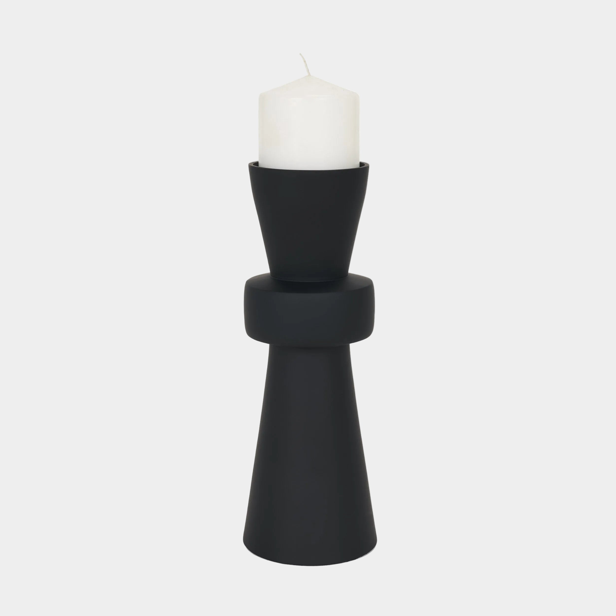 Odilia Black Candle Holder