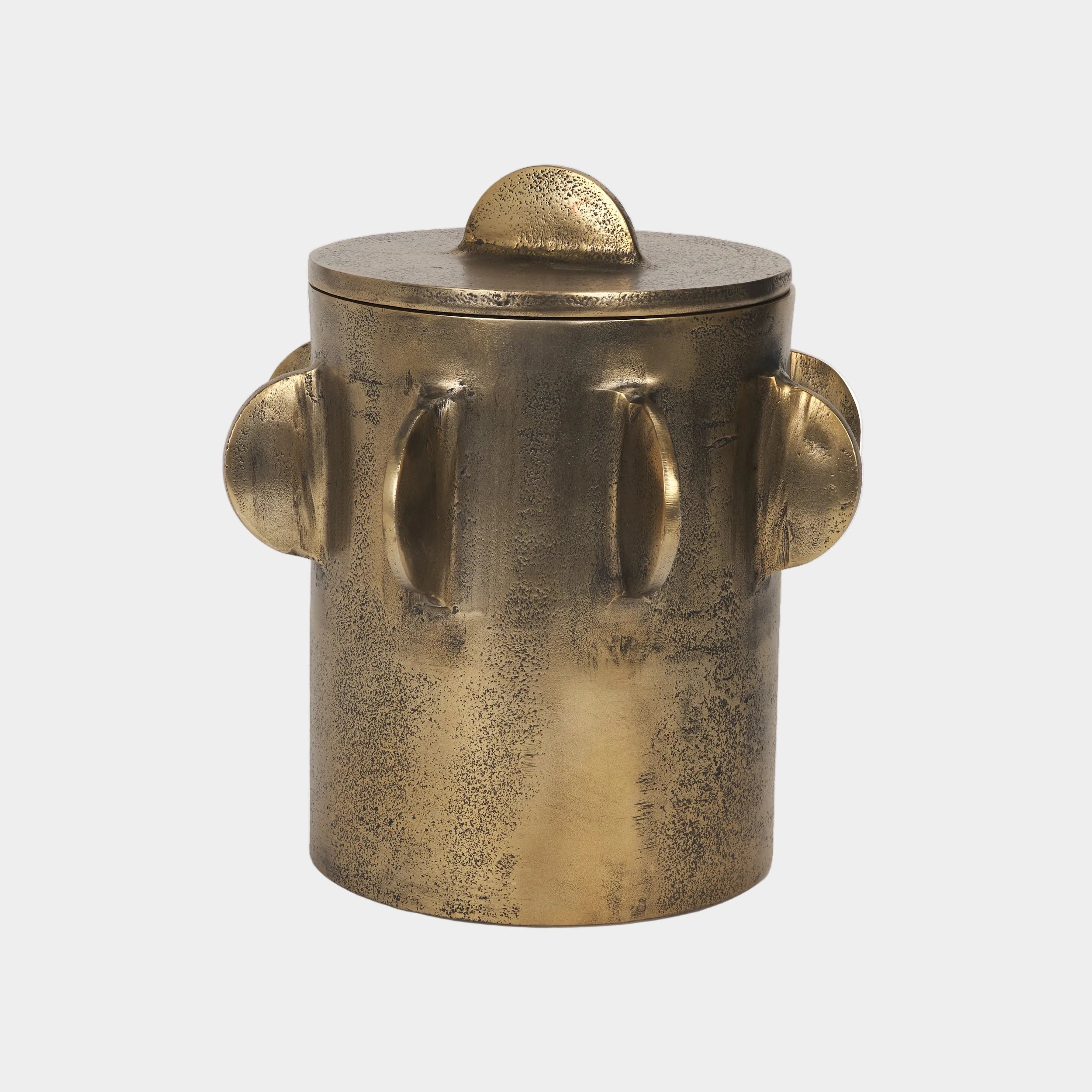 Deacon Decorative Gold Canister