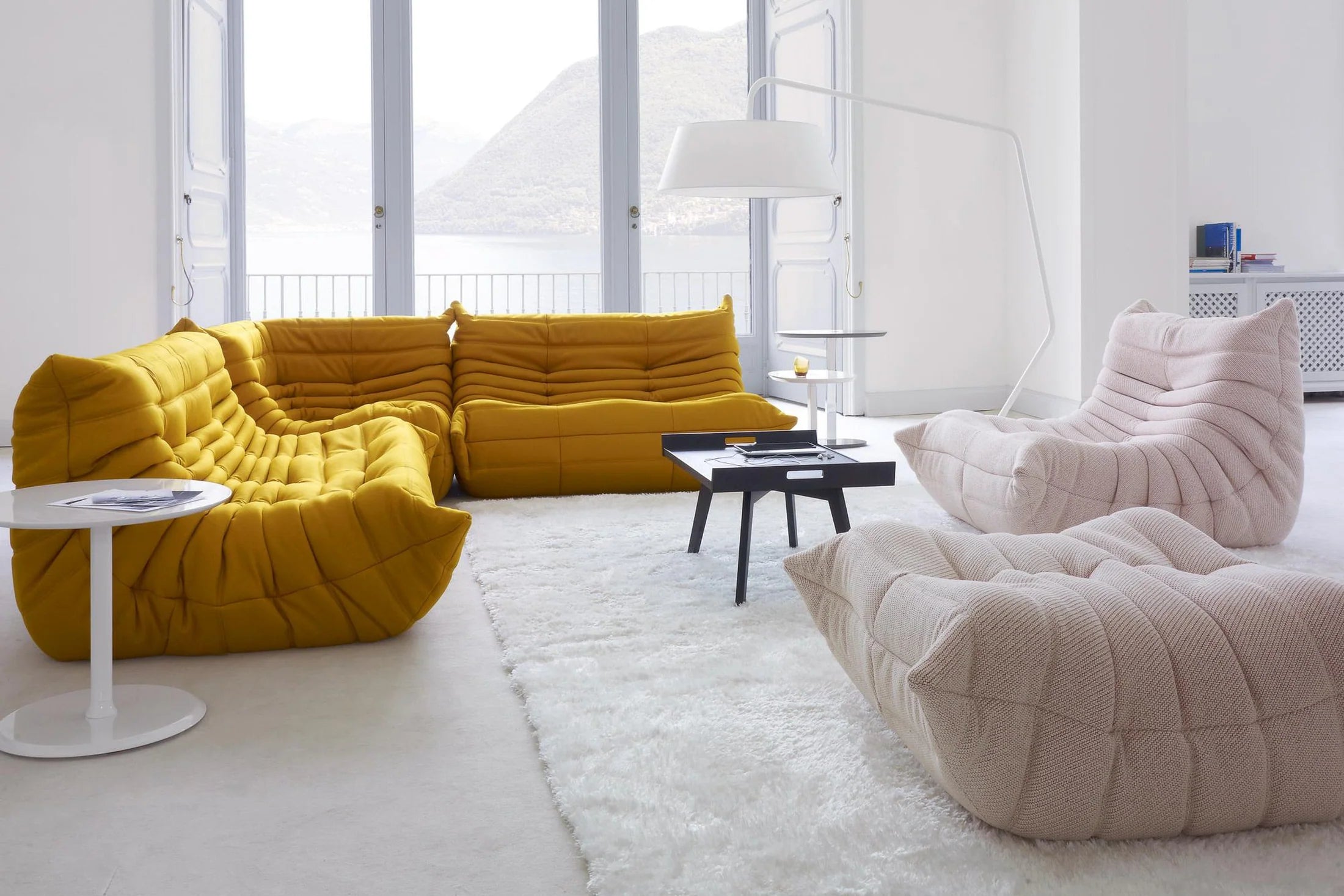 TOGO Fireside Chair, Velvet