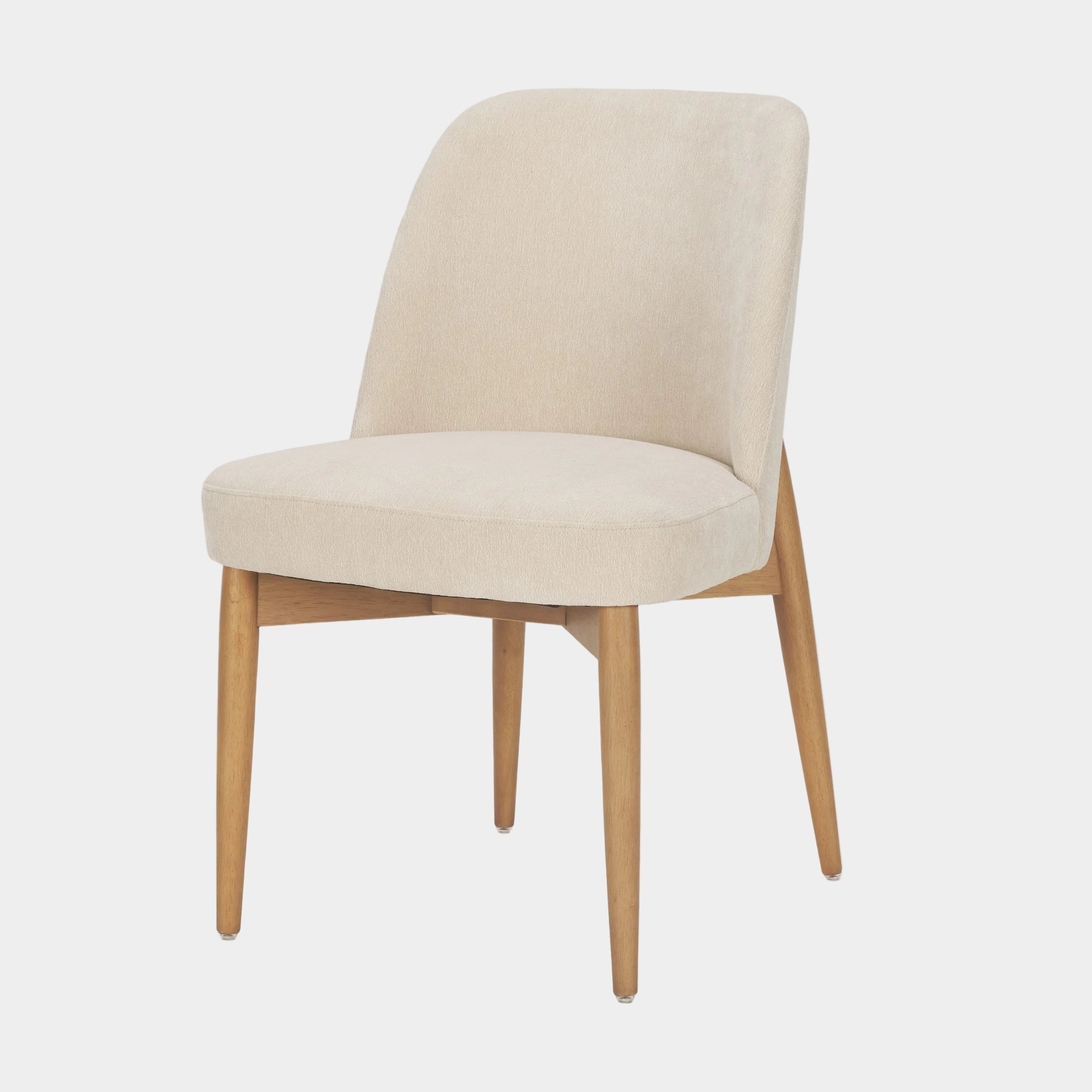 Abbie Curve Fabric Dining Chair