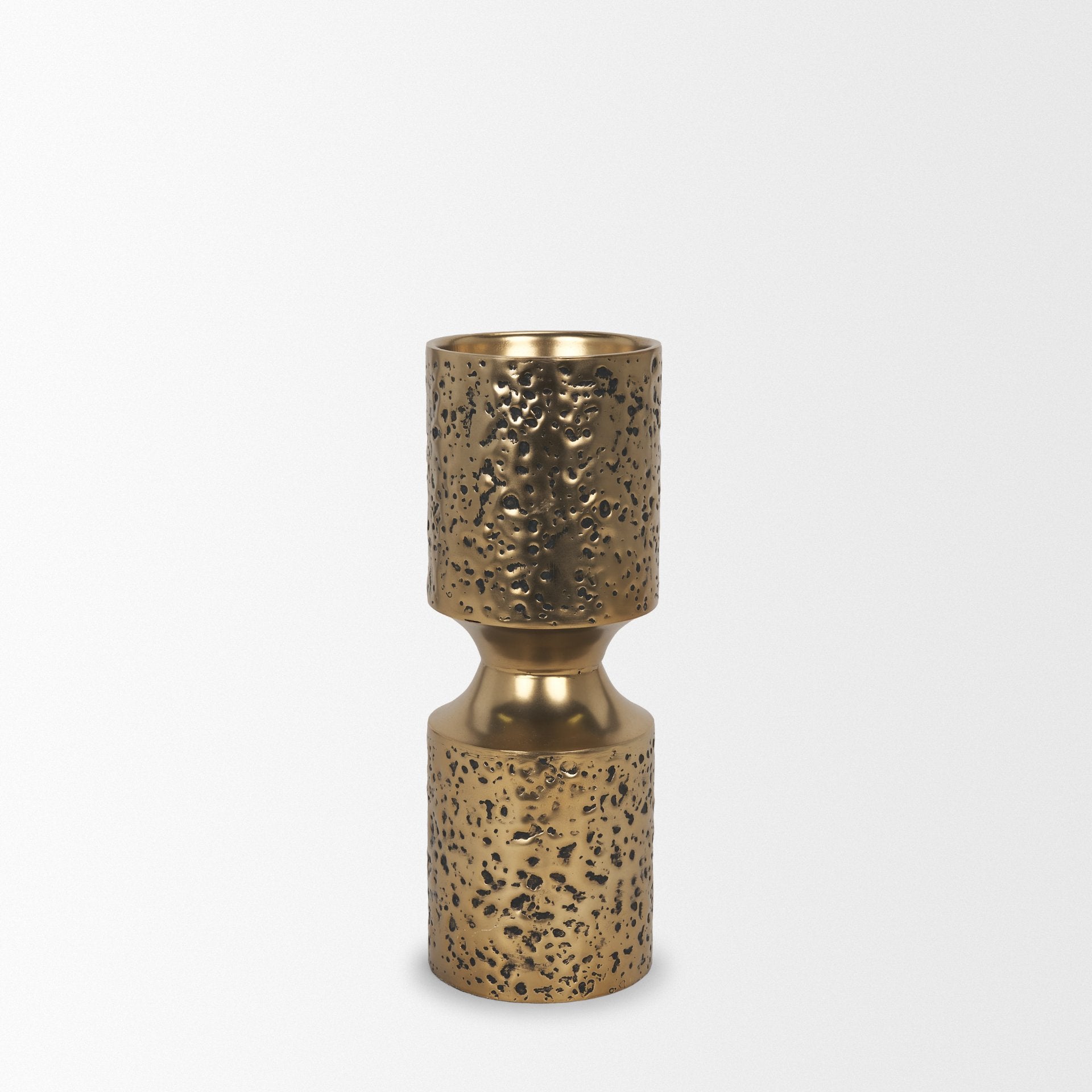 Akira Gold Candle Holder