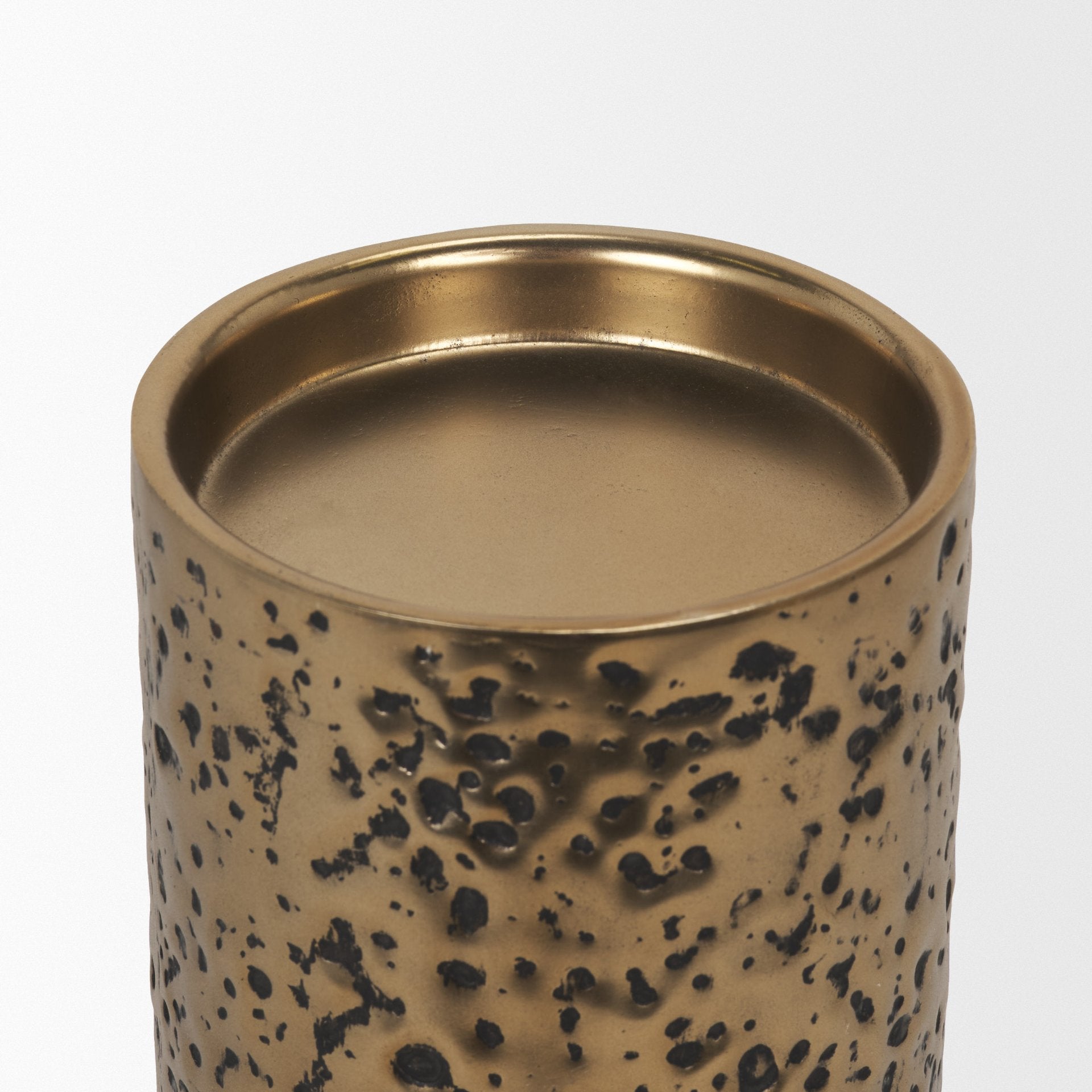 Akira Gold Candle Holder
