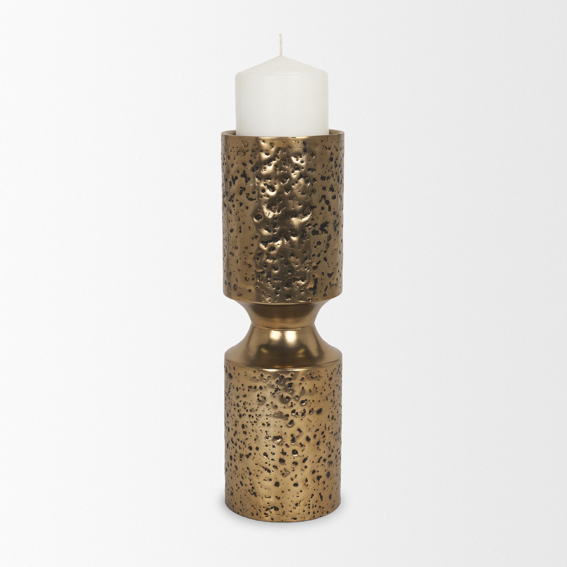Akira Gold Candle Holder