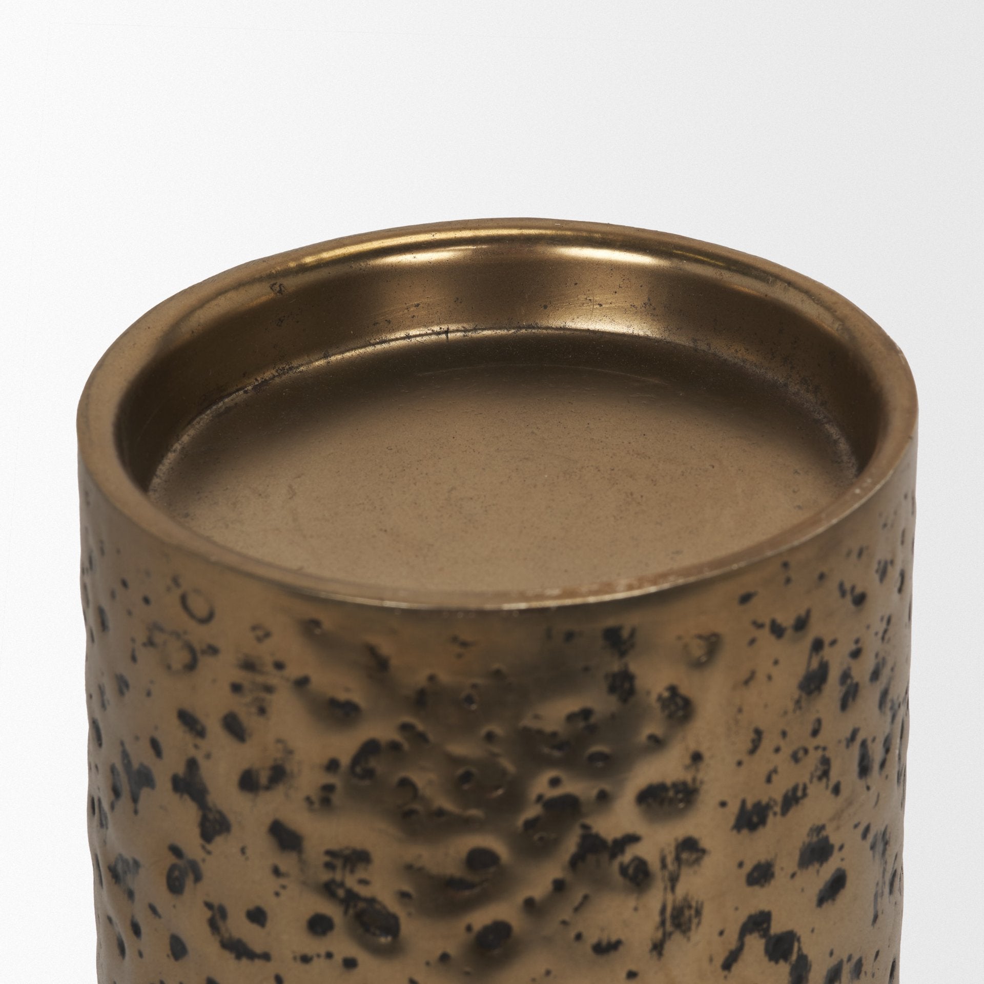 Akira Gold Candle Holder