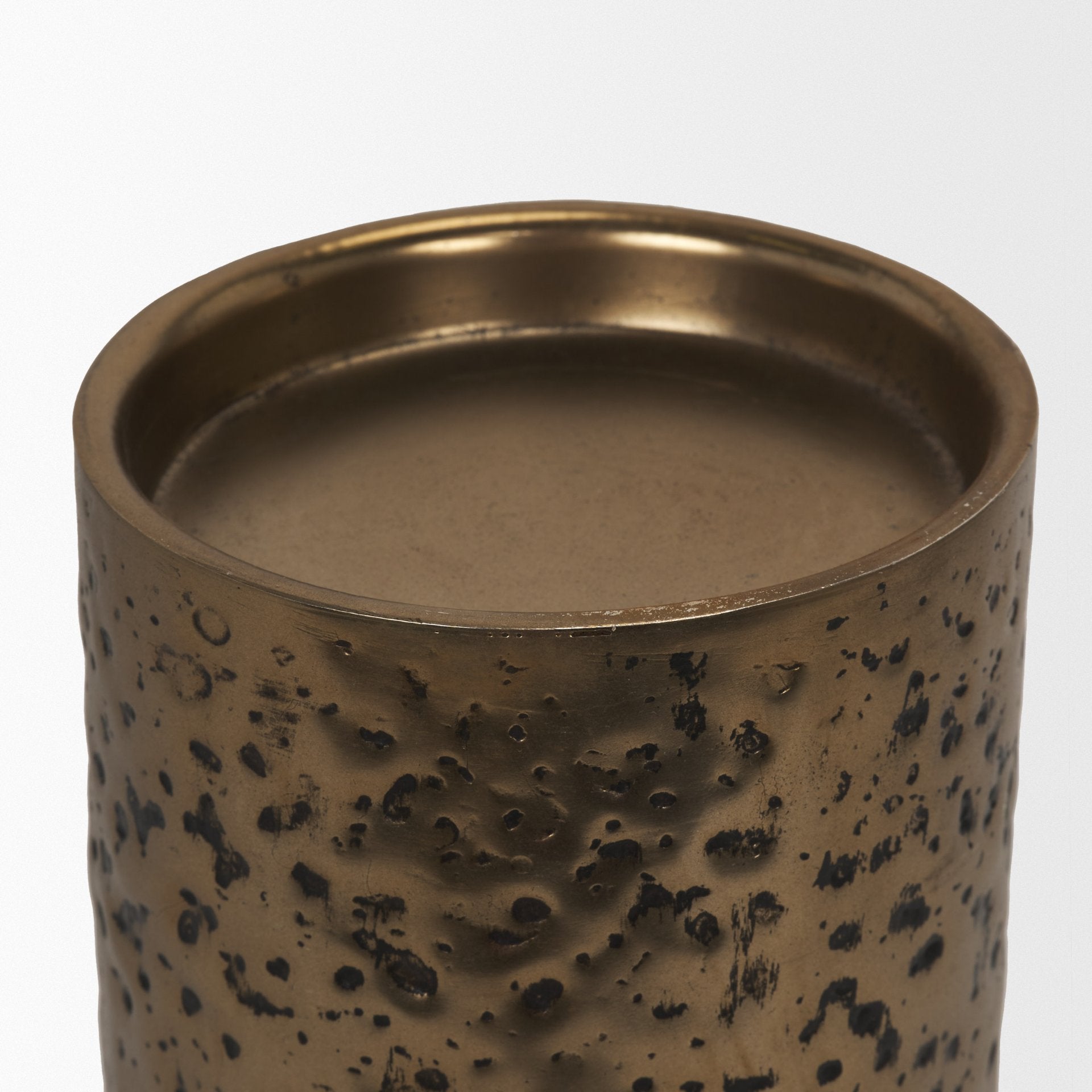 Akira Gold Candle Holder
