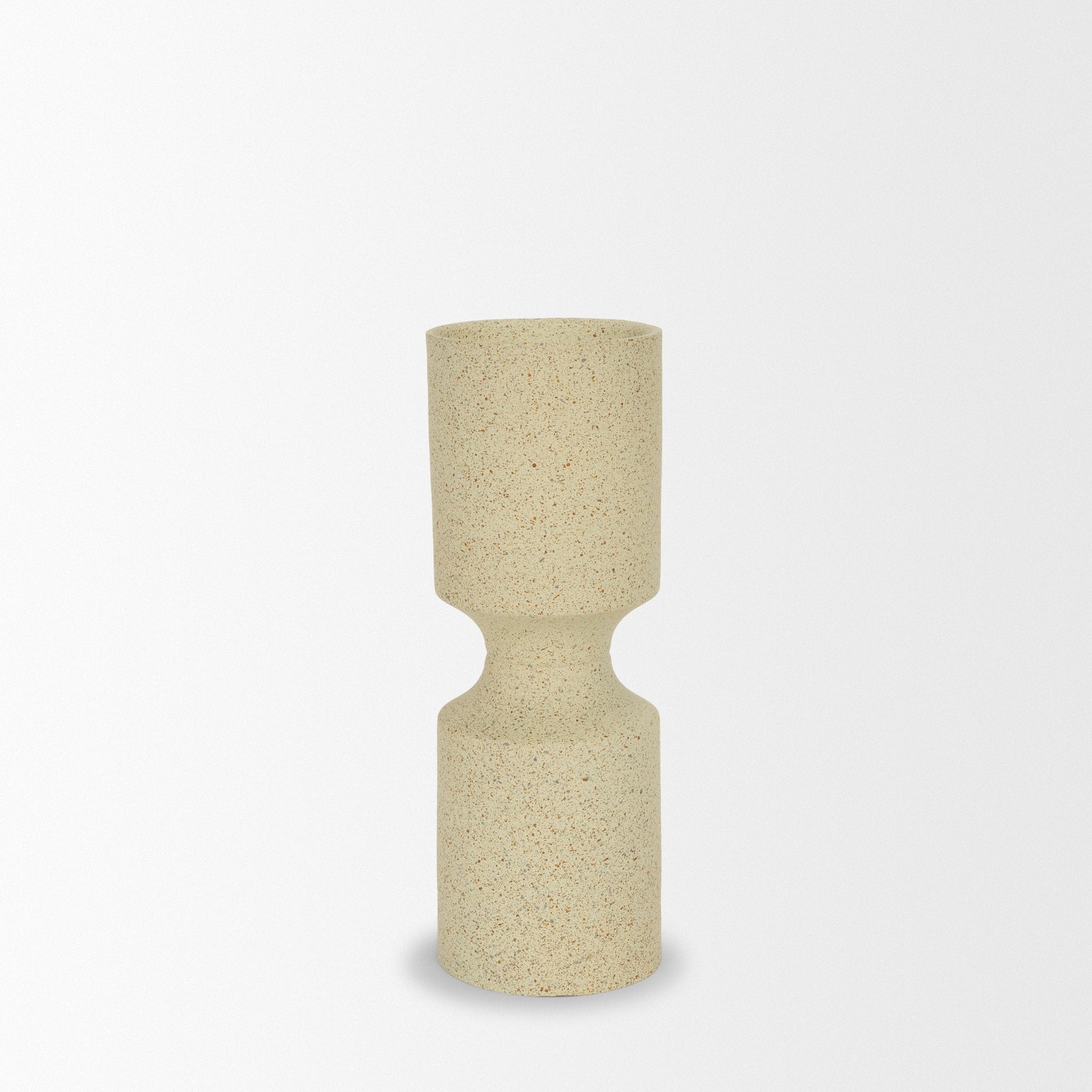 Akira Beige Candle Holder
