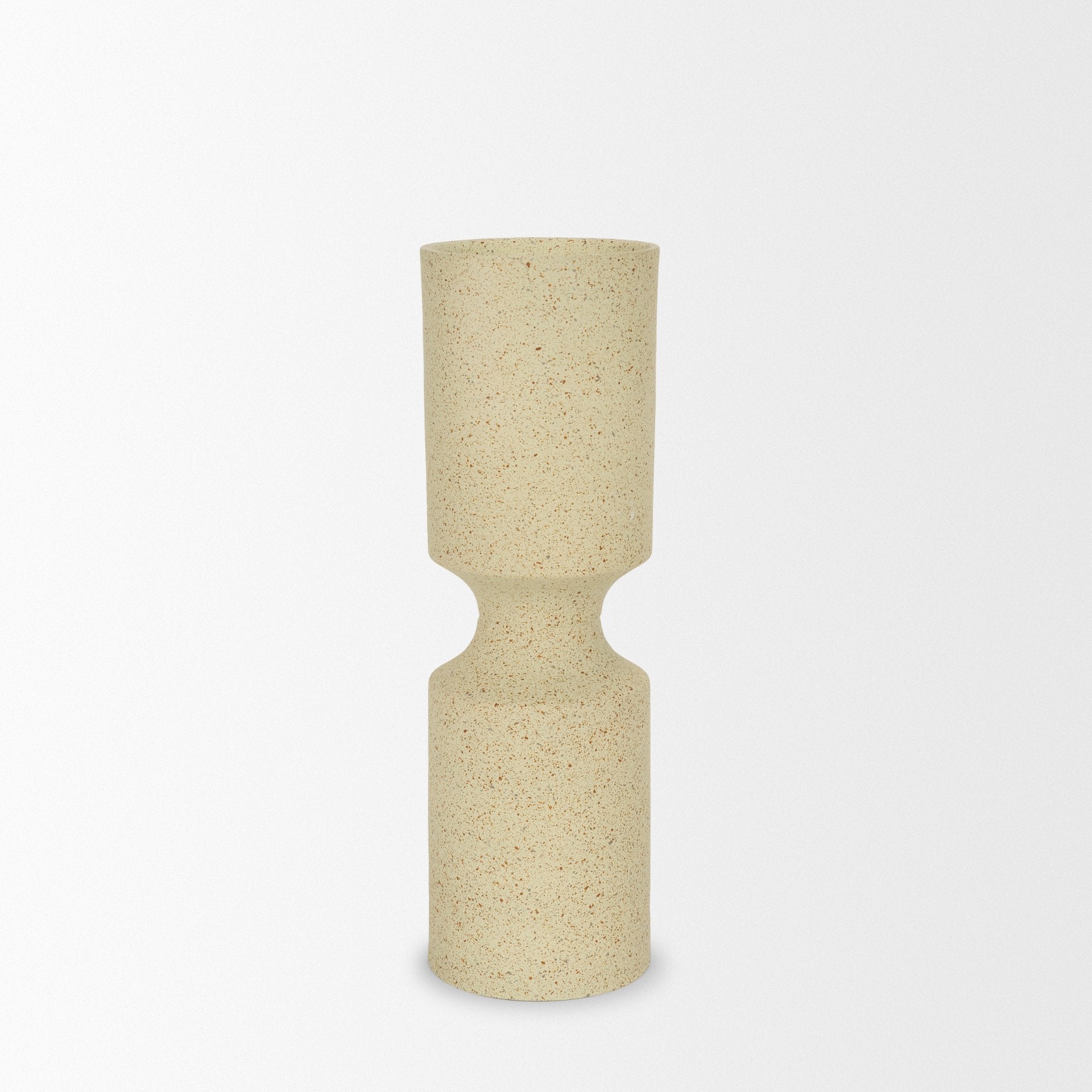 Akira Beige Candle Holder