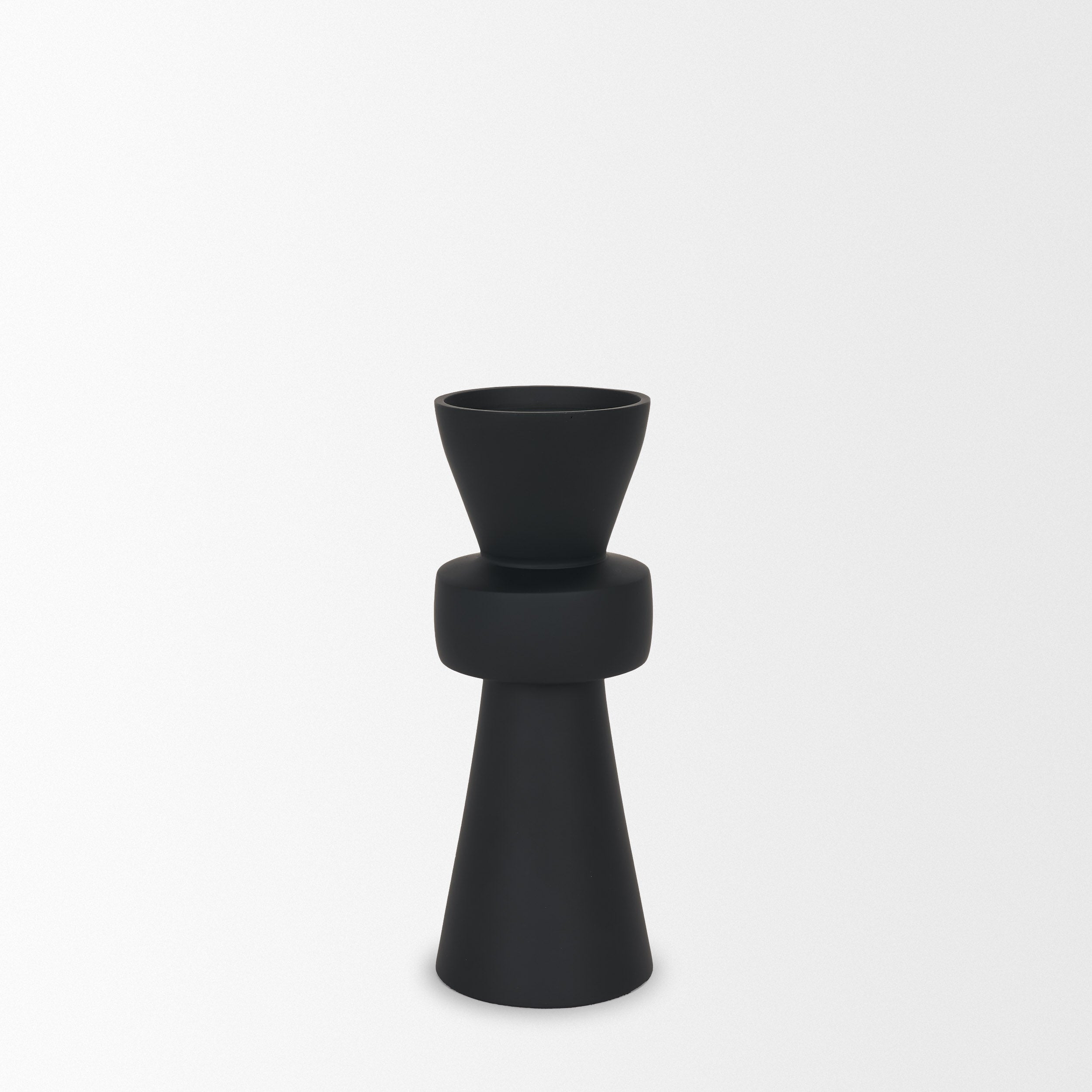 Odilia Black Candle Holder