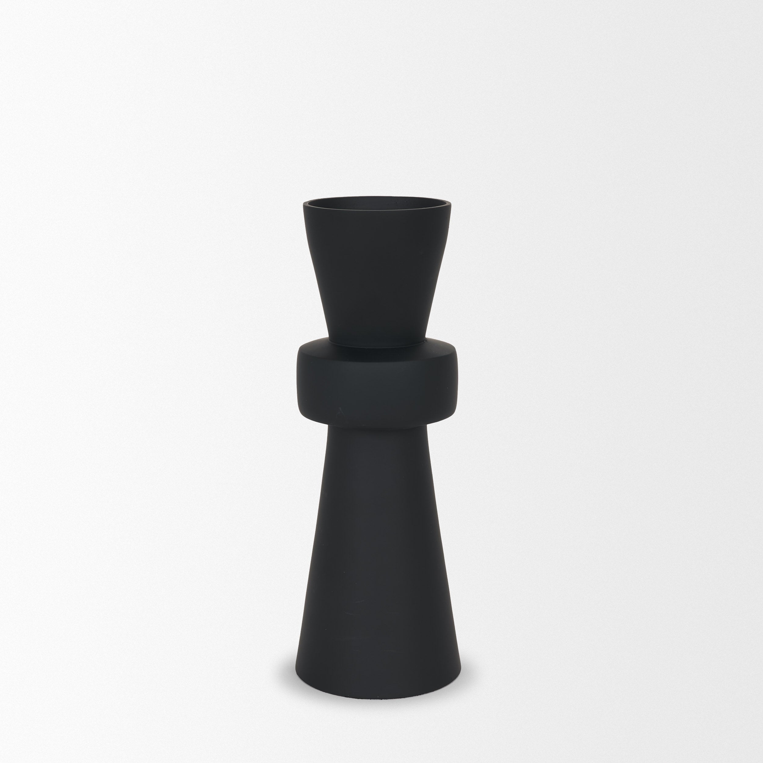 Odilia Black Candle Holder