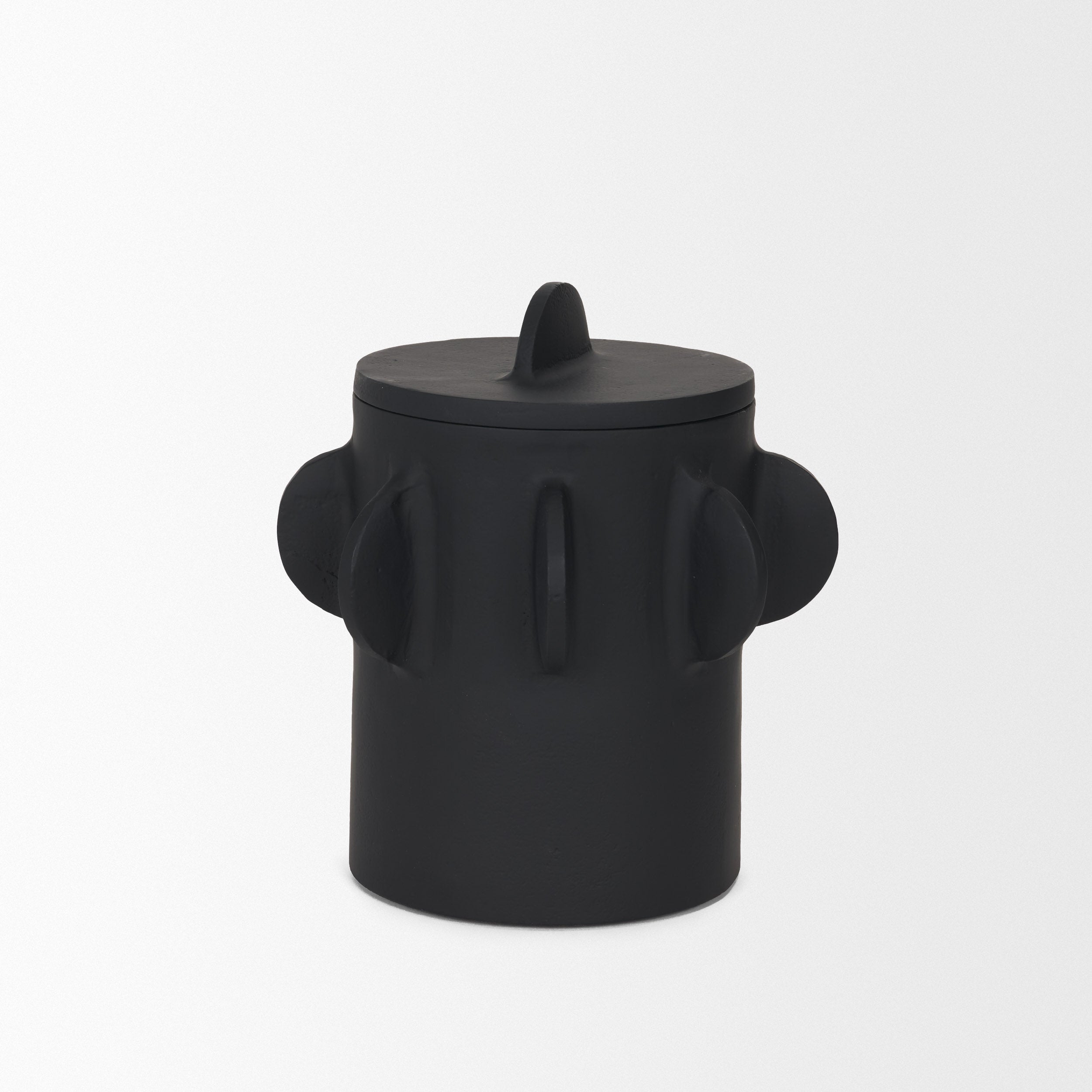 Deacon Decorative Black Canister