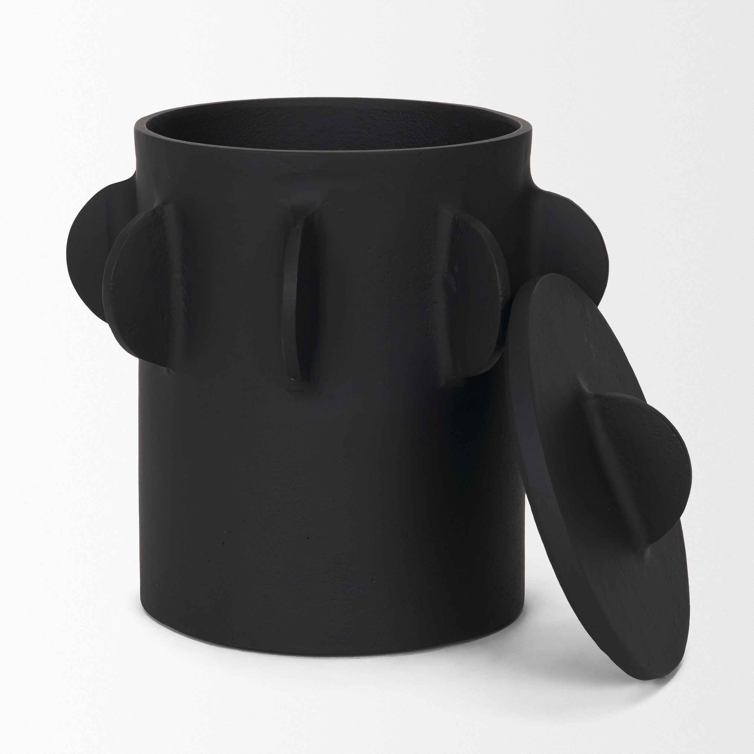 Deacon Decorative Black Canister