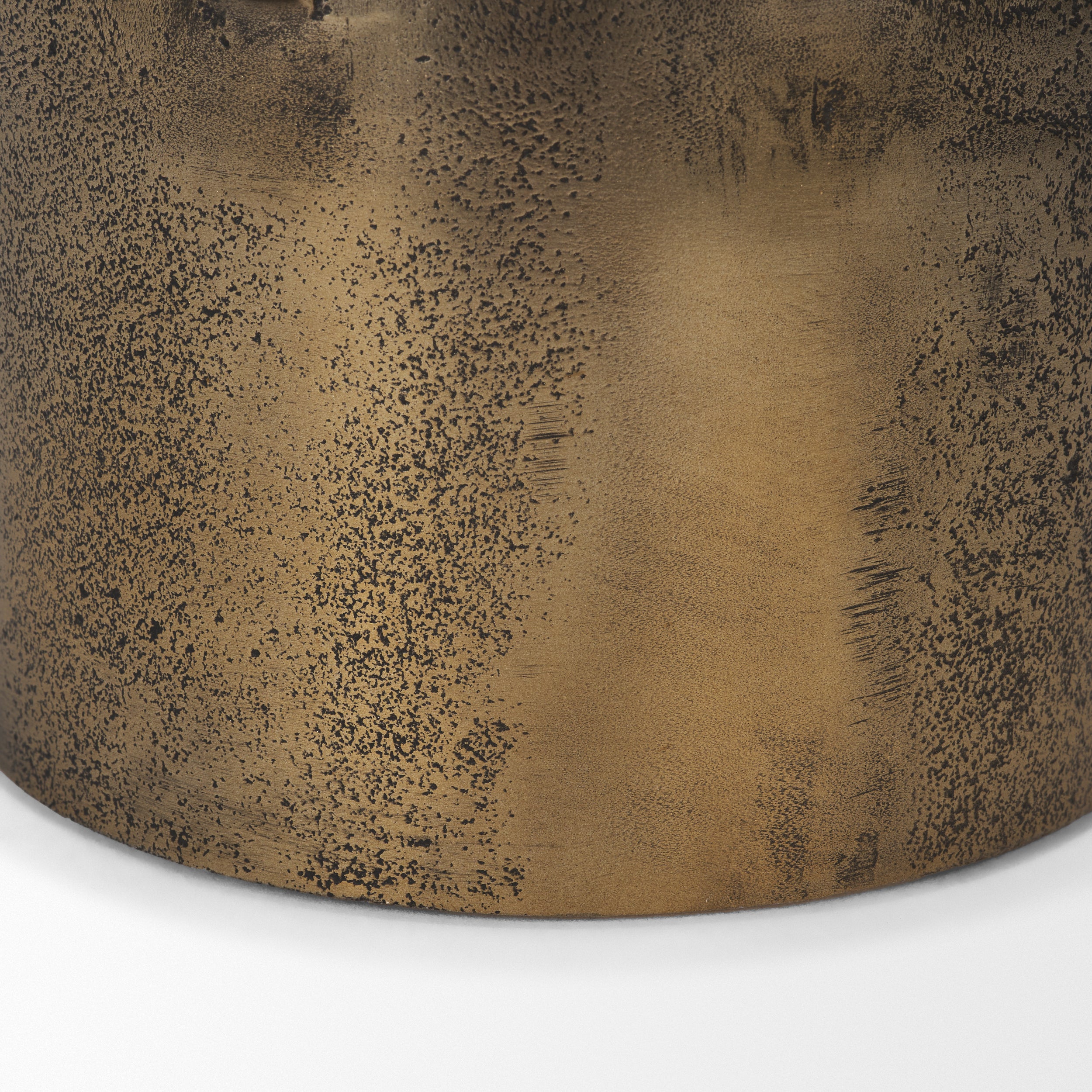 Deacon Decorative Gold Canister