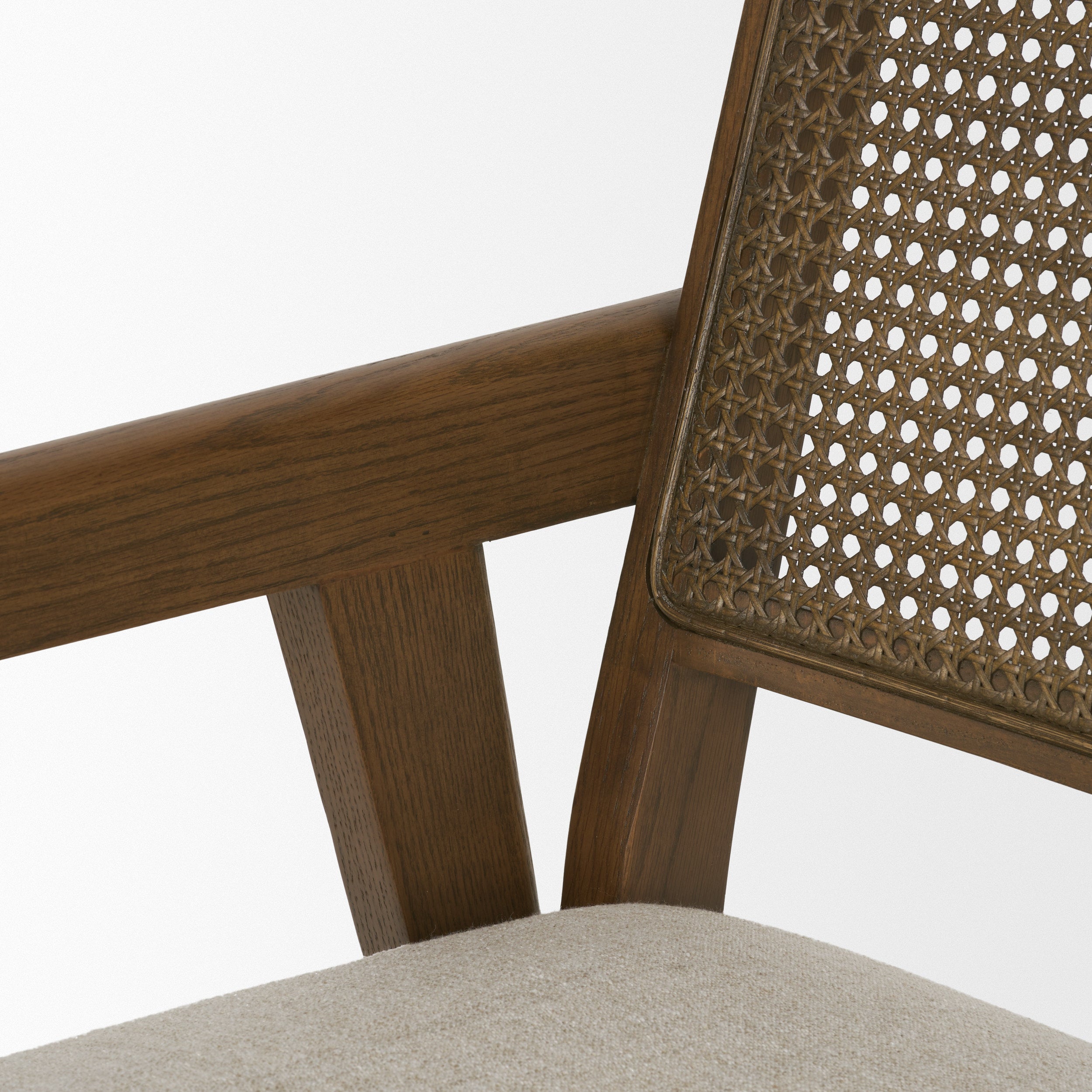Reid Cane Back Dining Armchair