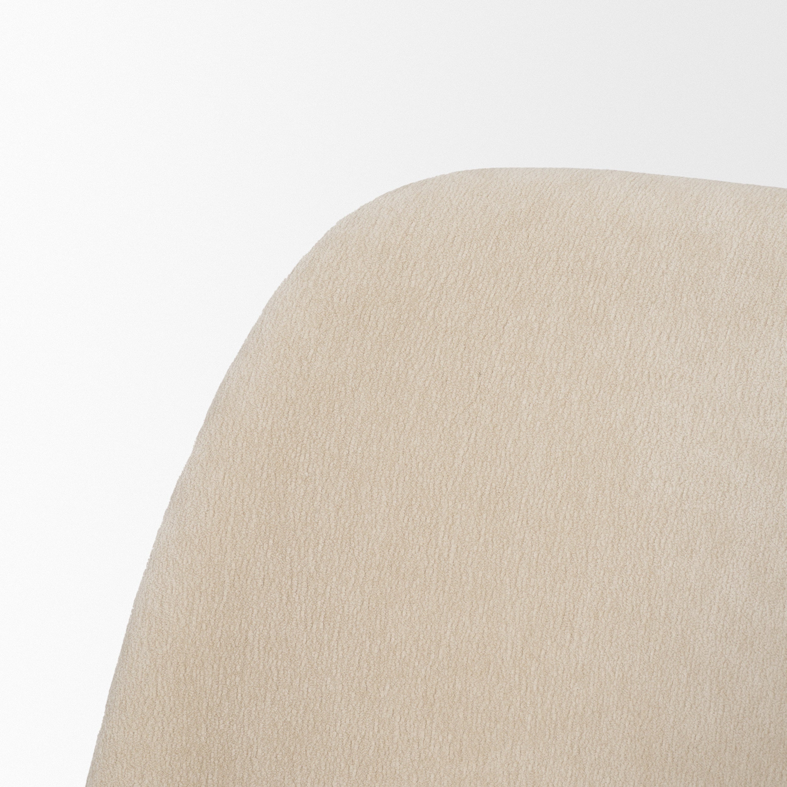 Abbie Curve Fabric Dining Chair