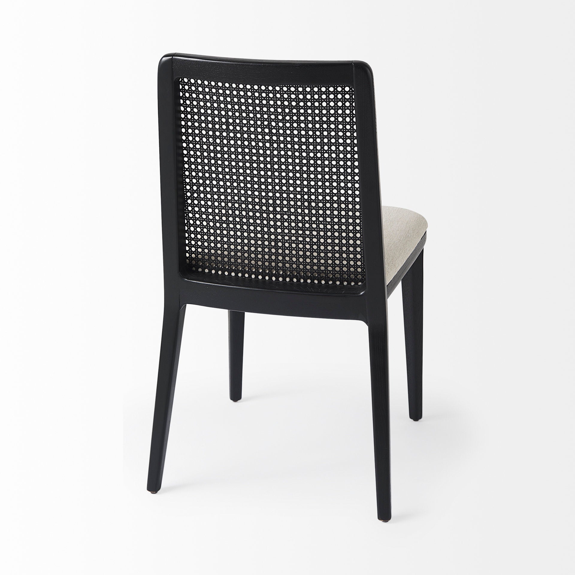 Clara Black Cane Back Dining Chair