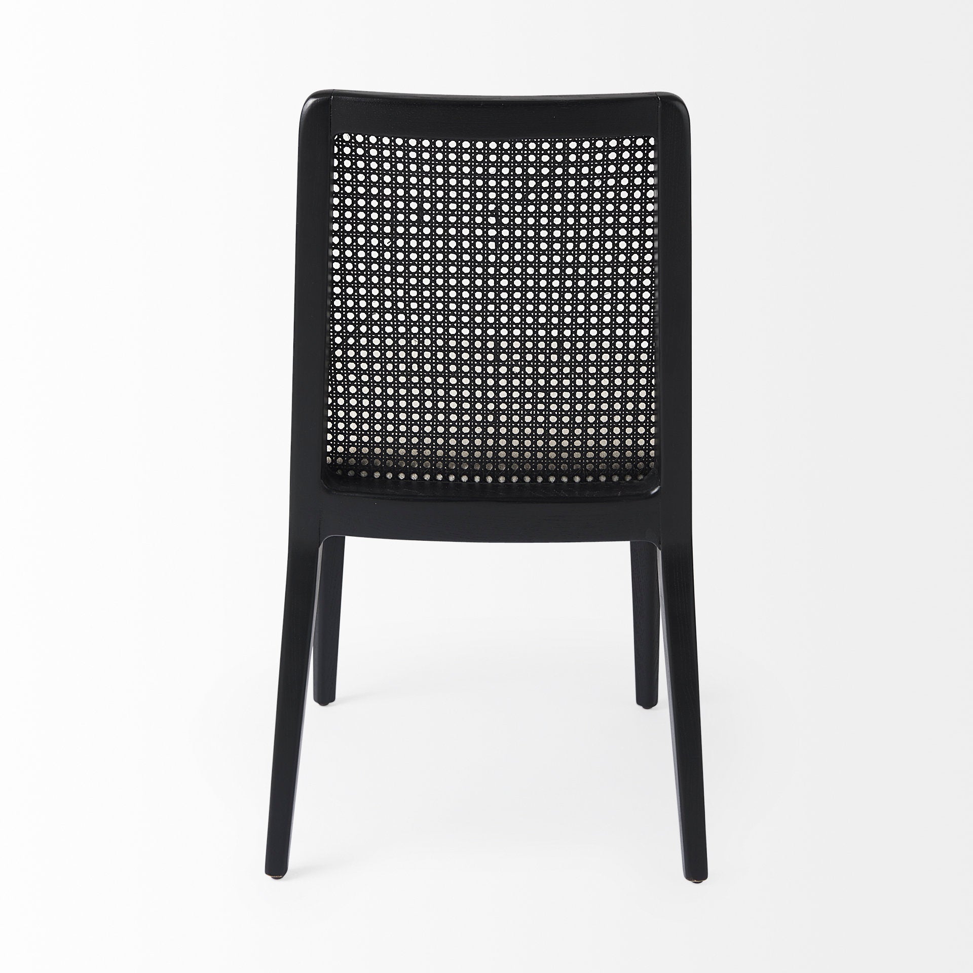 Clara Black Cane Back Dining Chair
