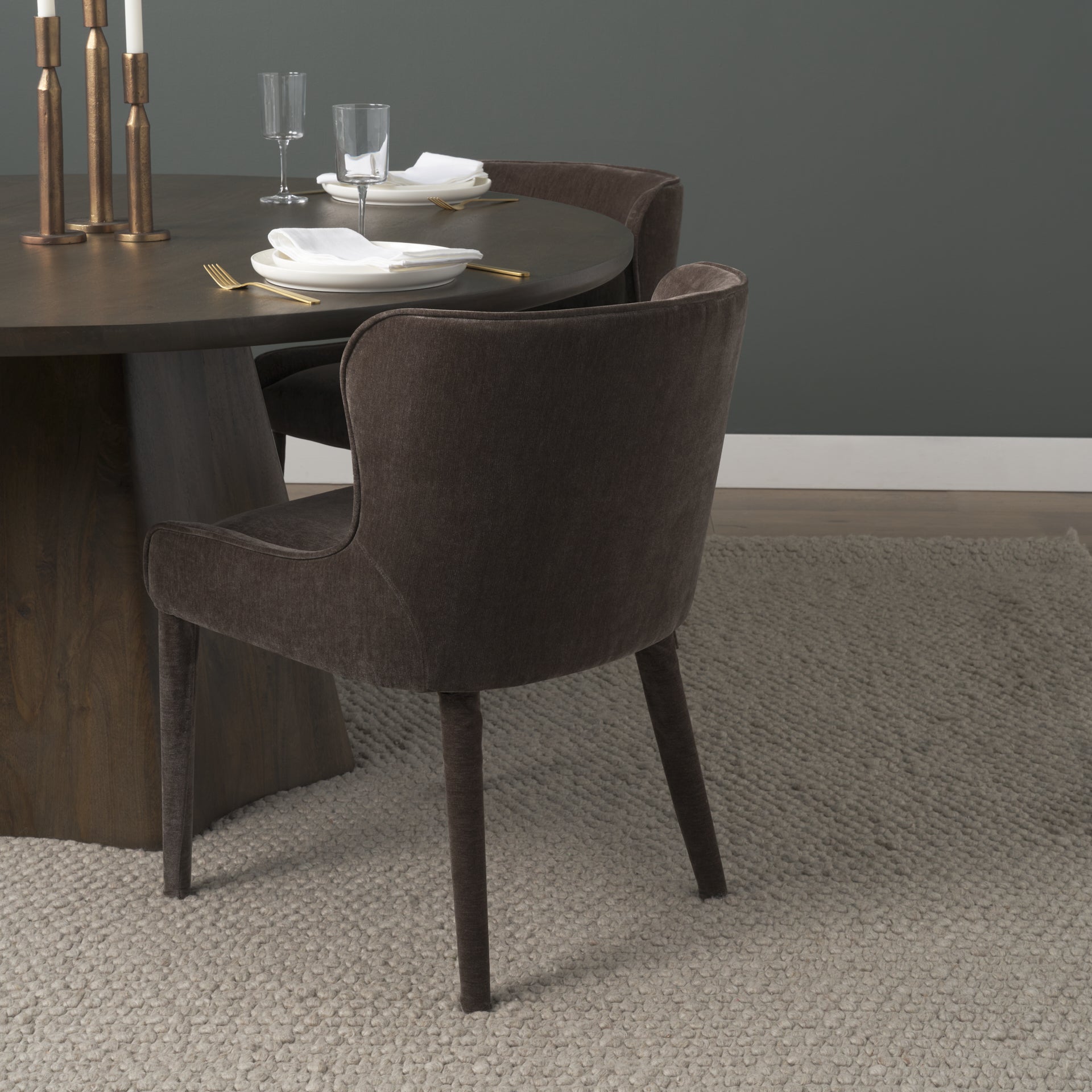 Nolan Slope Fabric Dining Chair