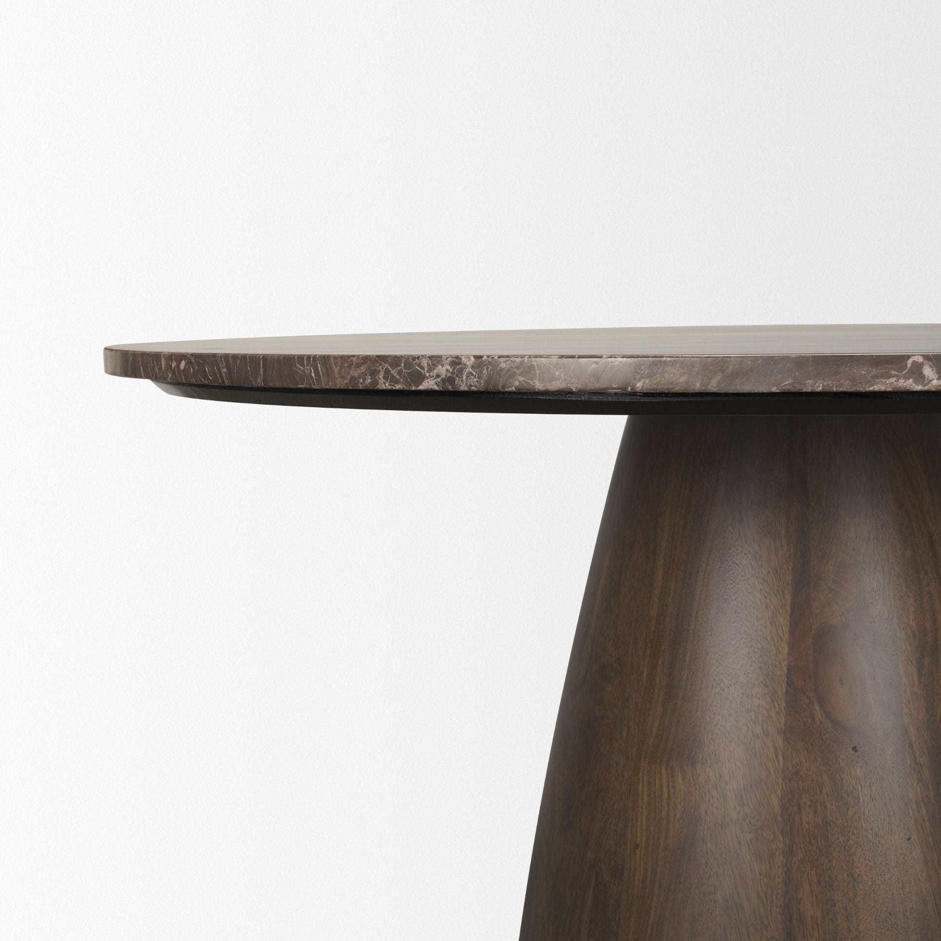 Allyson 42" Round Marble Dining Table