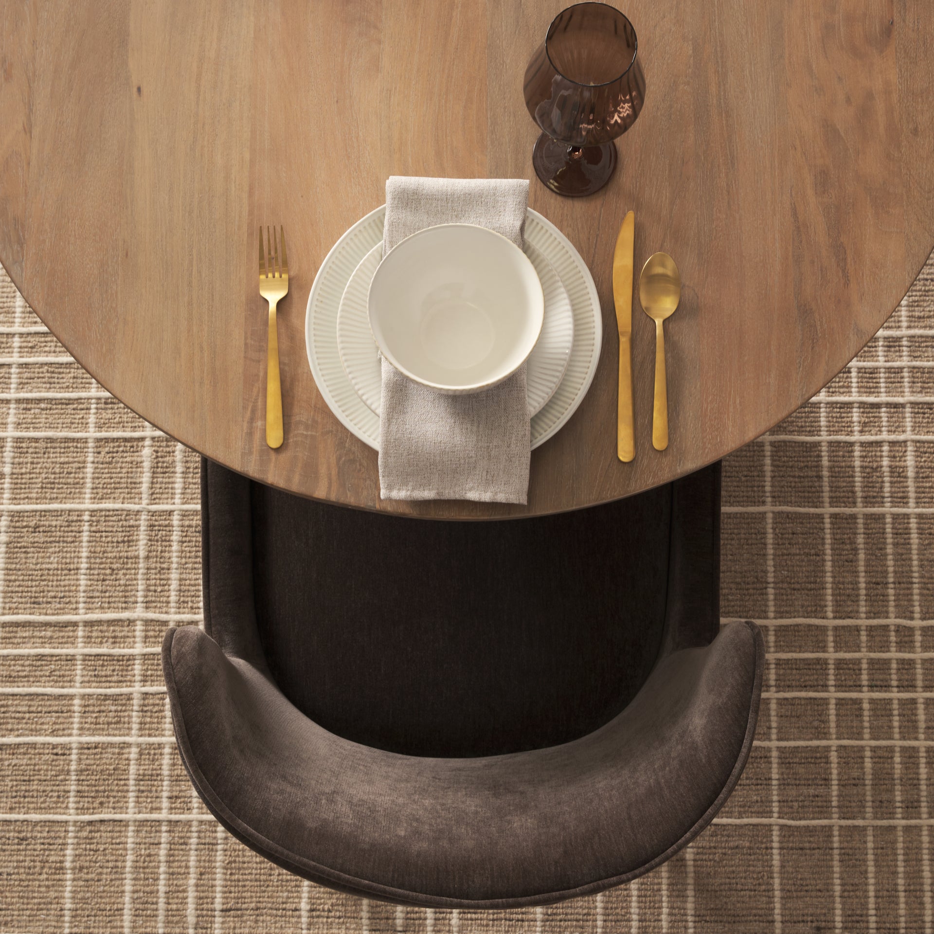 Nolan Slope Fabric Dining Chair
