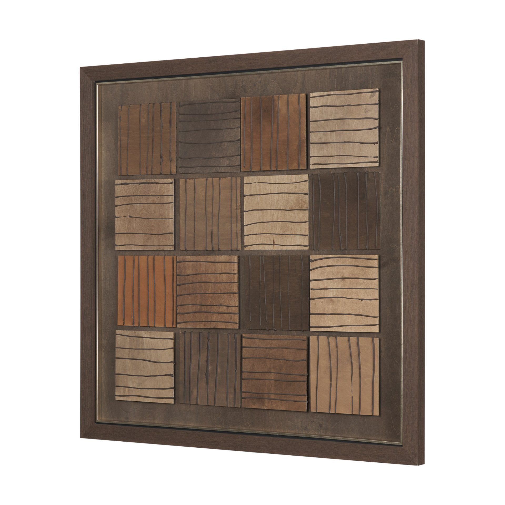 Timber Mosaic 43x43 Square Framed Series