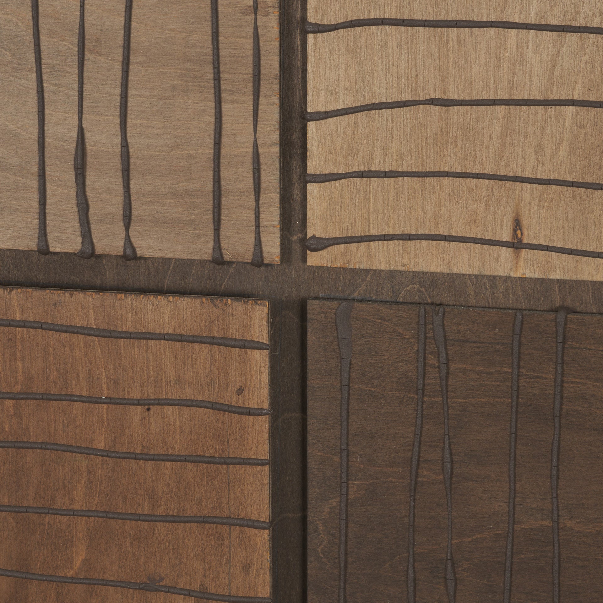 Timber Mosaic 43x43 Square Framed Series