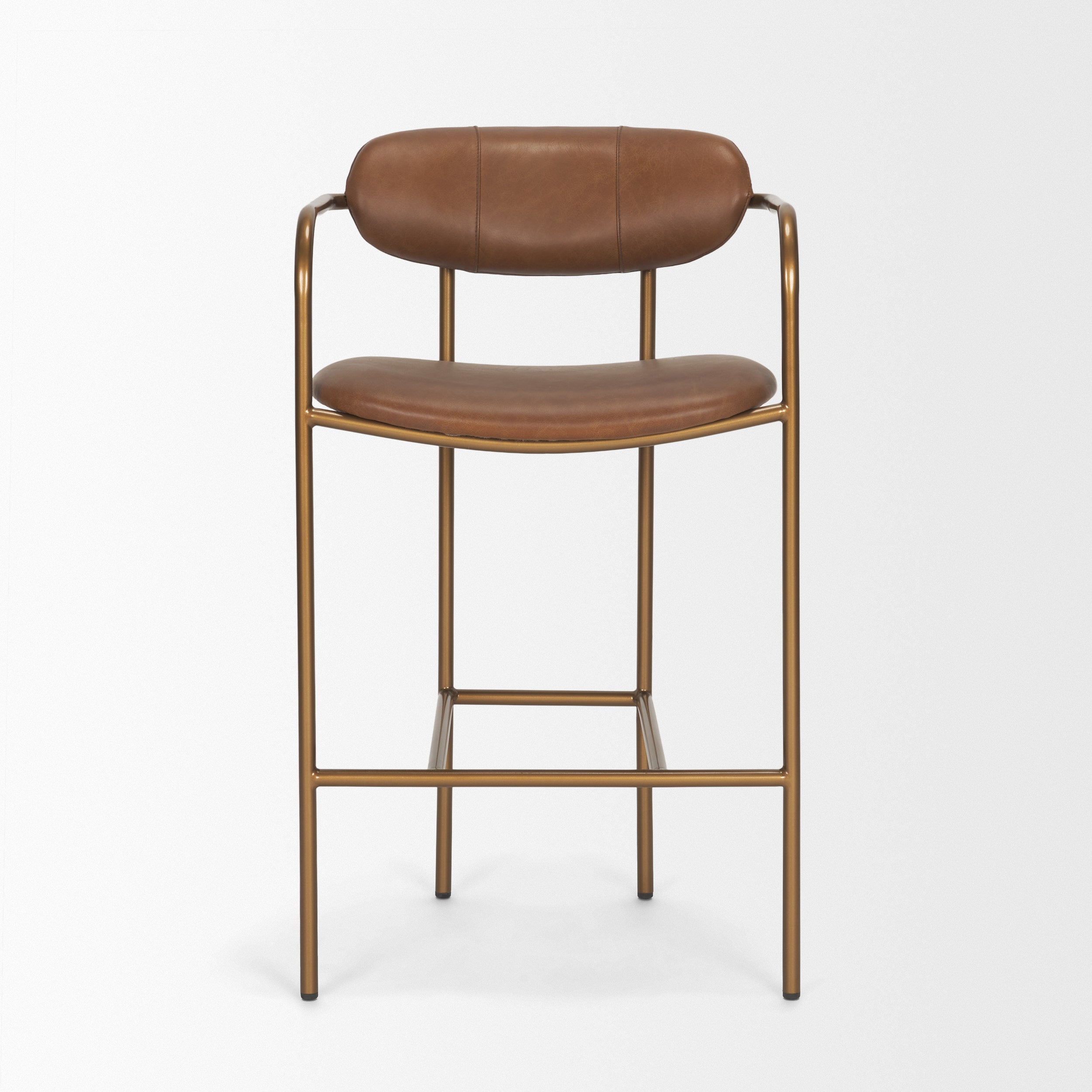 Parker Leather Seat Counter Stool