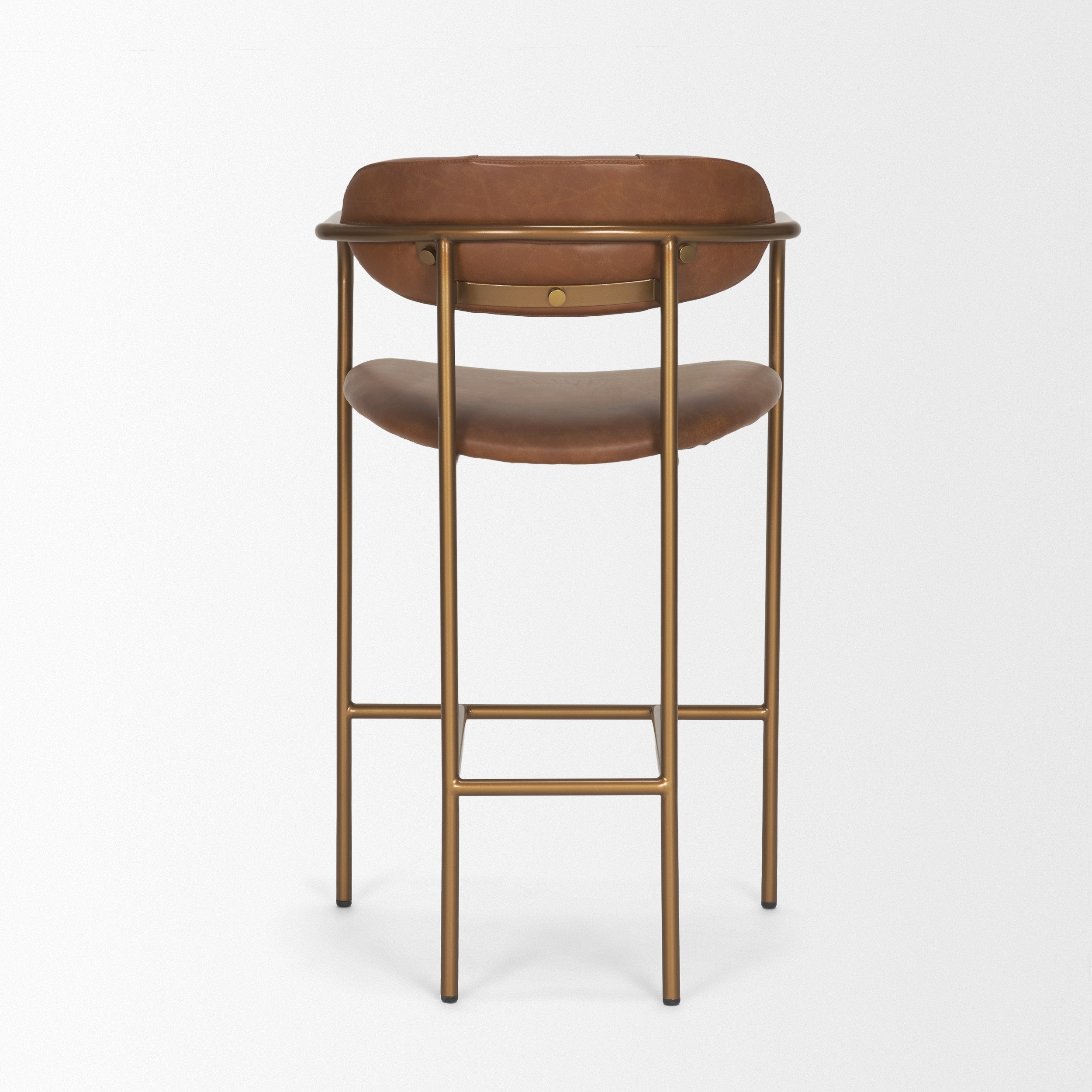 Parker Leather Seat Counter Stool