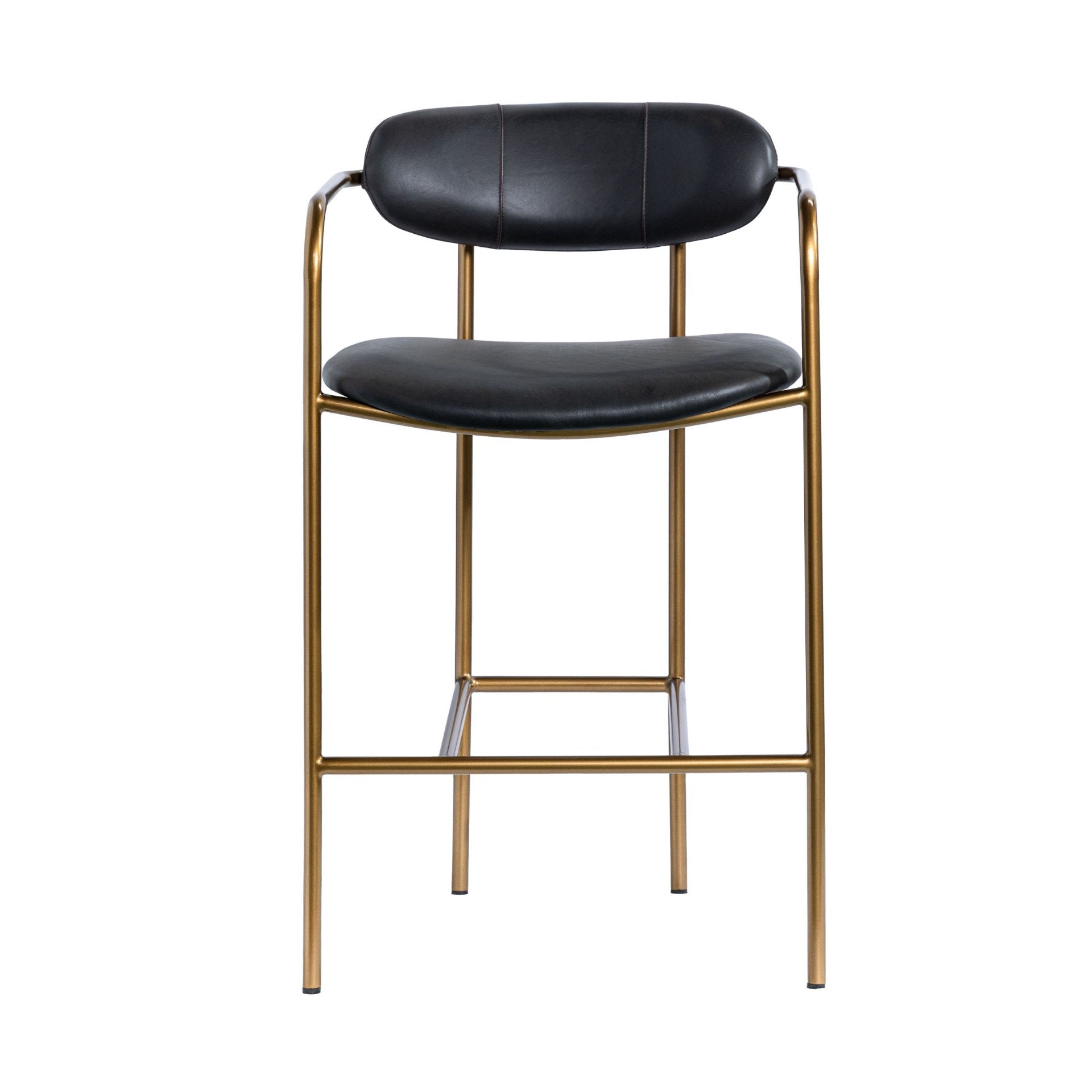 Parker Leather Seat Counter Stool