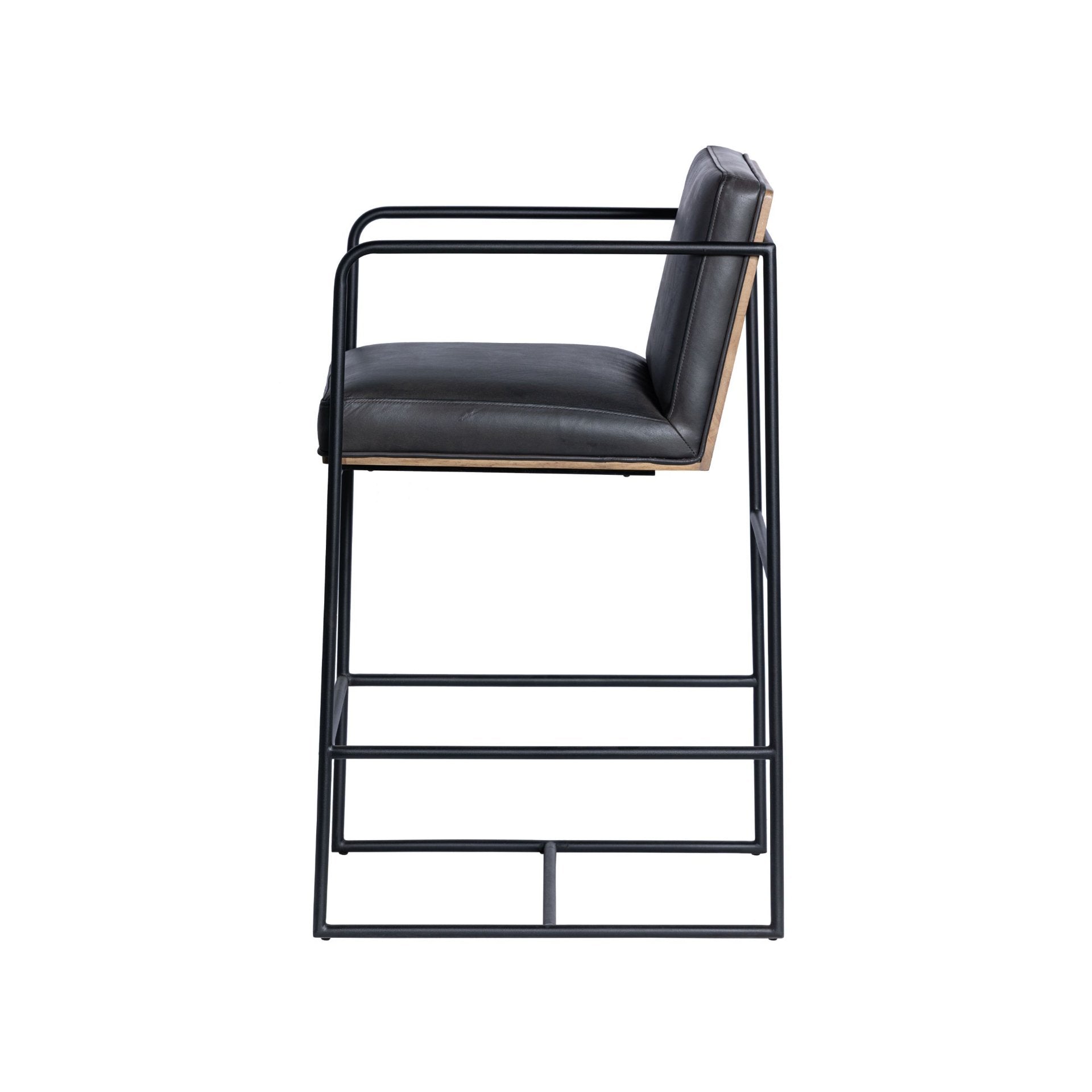 Stamford Leather Counter Stool