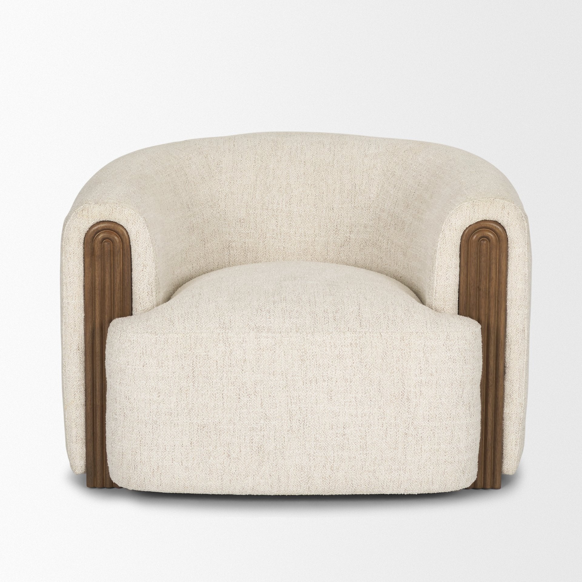Kornelia Fabric Barrel Accent Chair