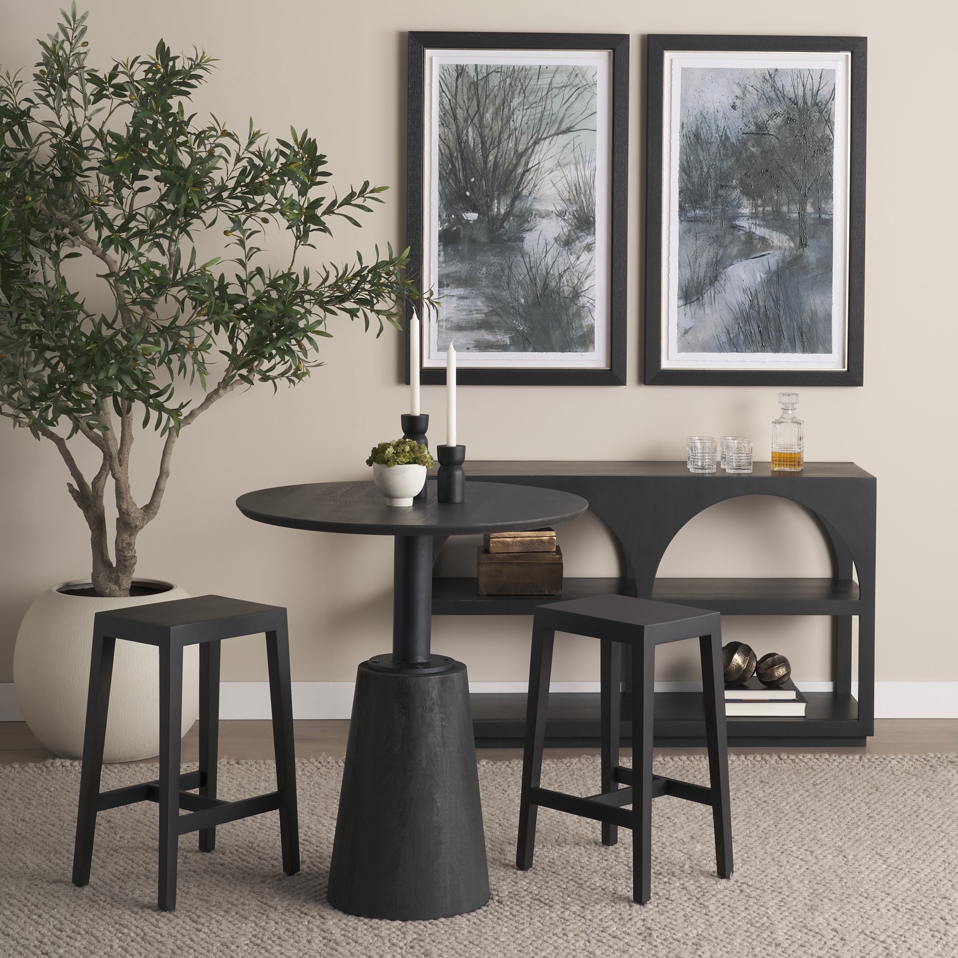 Colony Wood Seat Stool