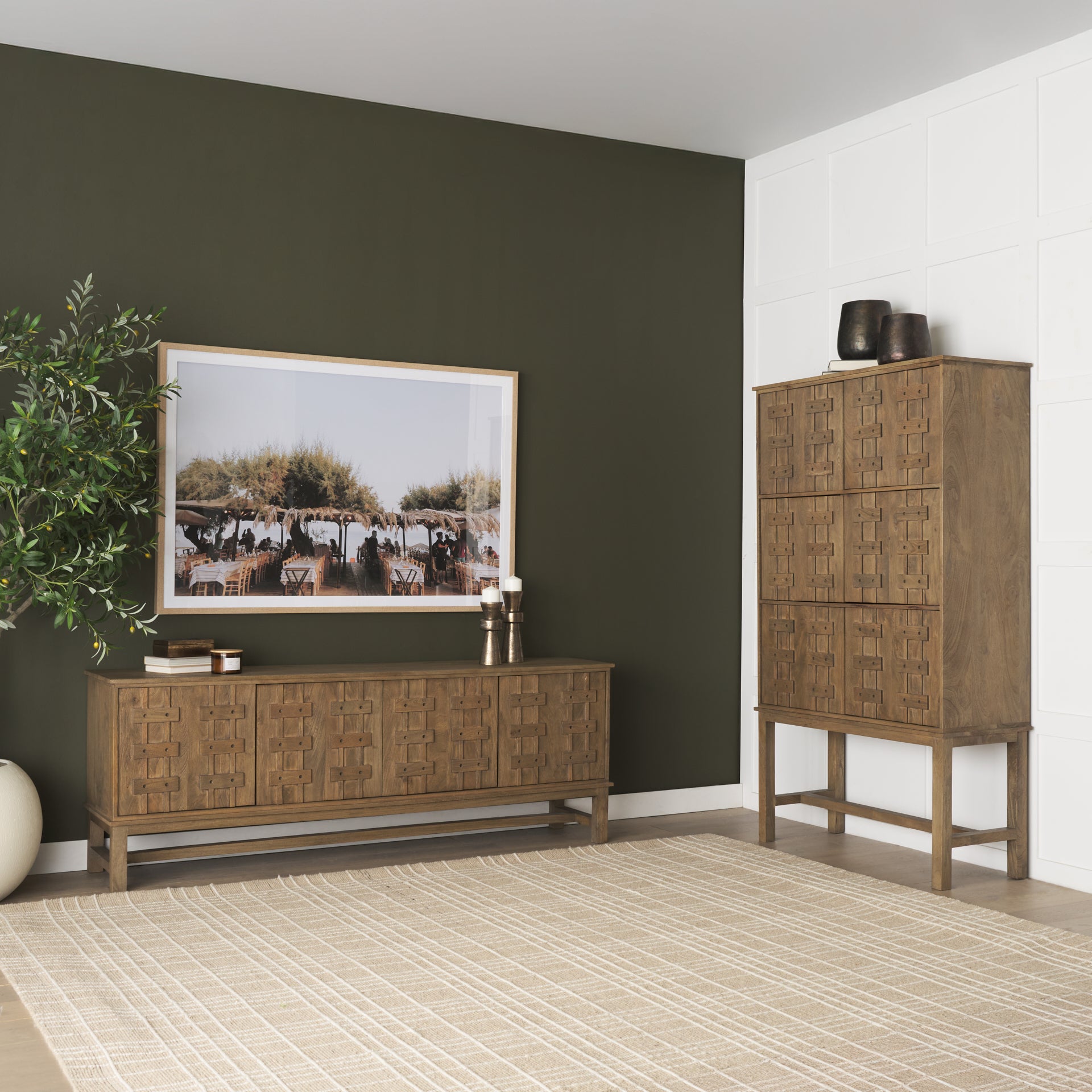 Truss Tall Cabinet