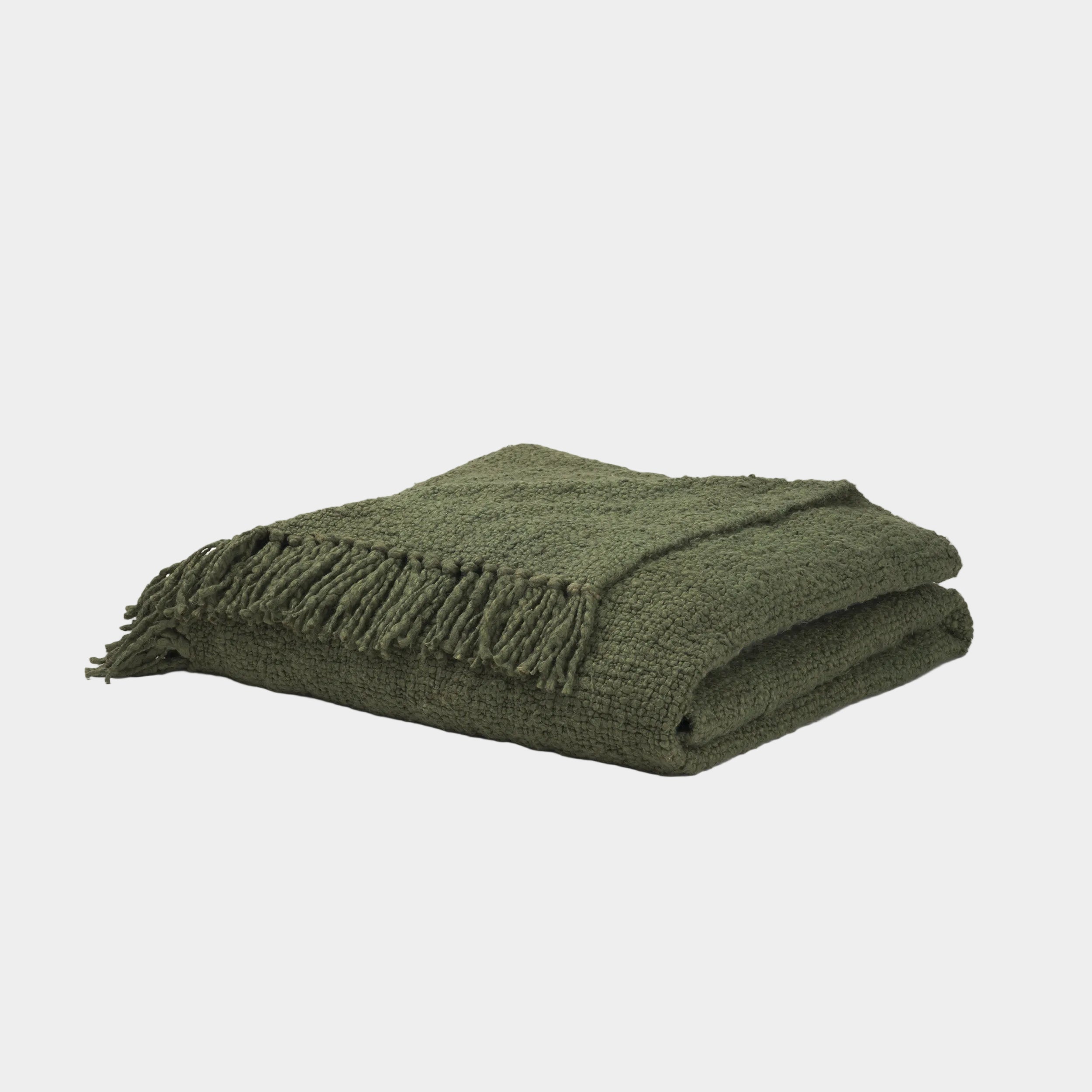 Kambal Evergreen Cotton Throw Blanket