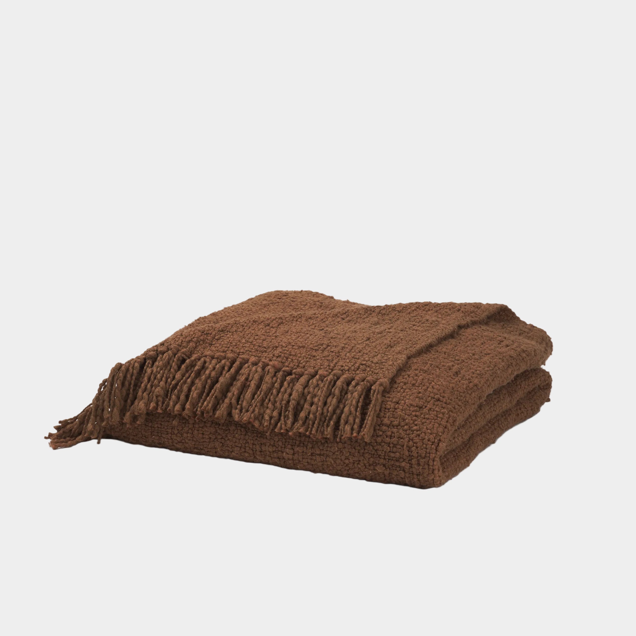 Kambal Mahogany Cotton Throw Blanket