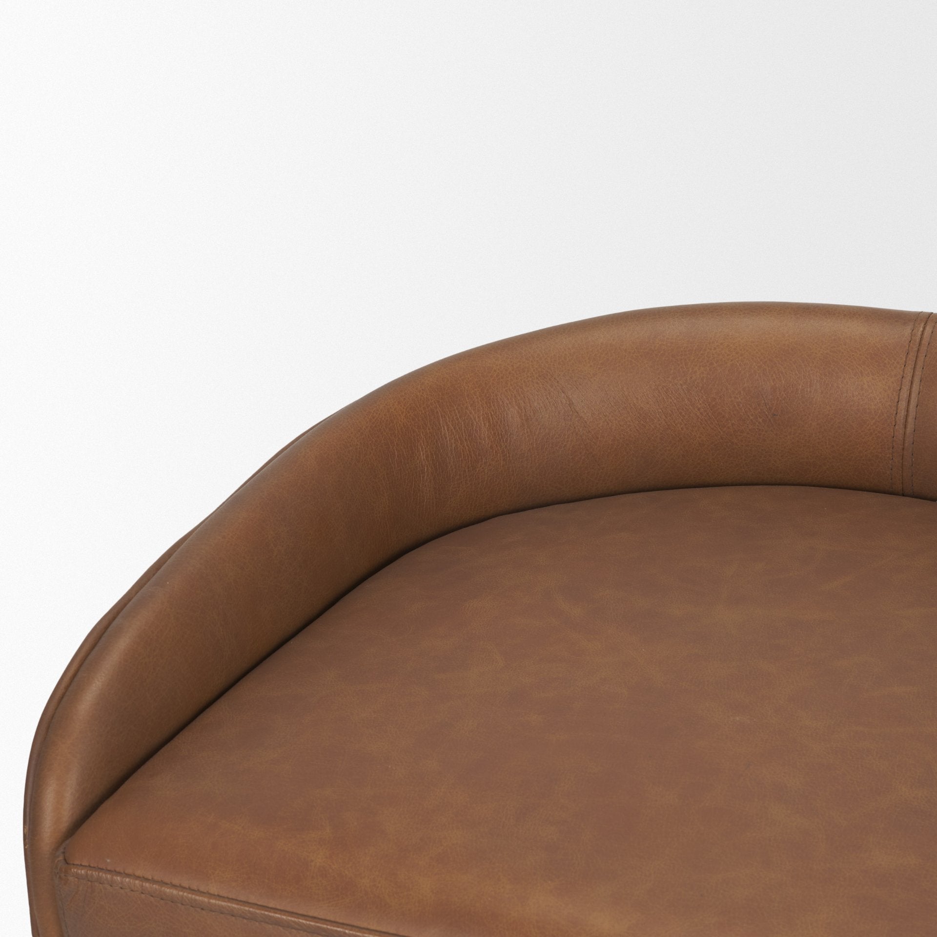 Hollyfield Leather Seat Commercial-Grade Bar Stool