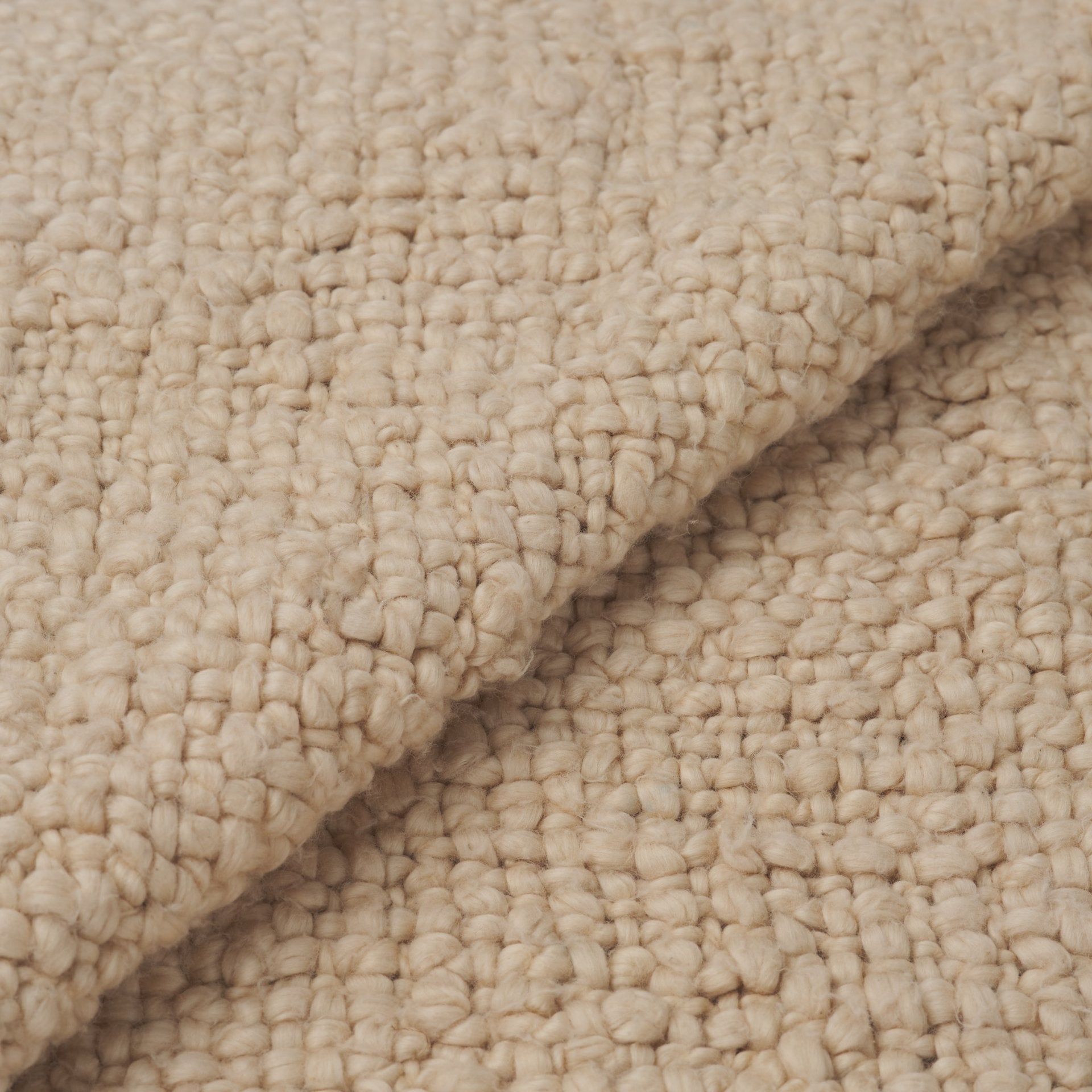 Kambal Light Beige Cotton Throw Blanket