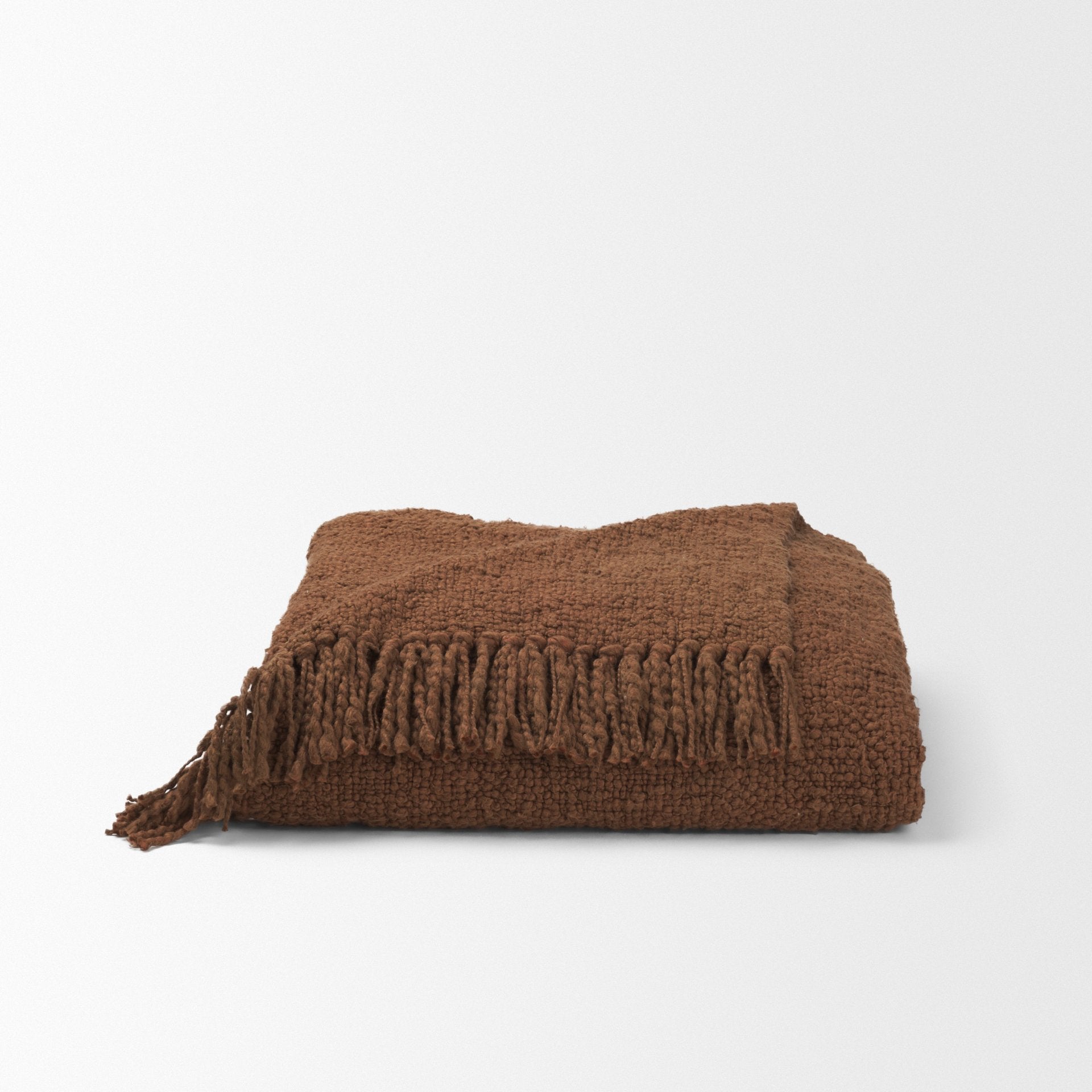 Kambal Mahogany Cotton Throw Blanket