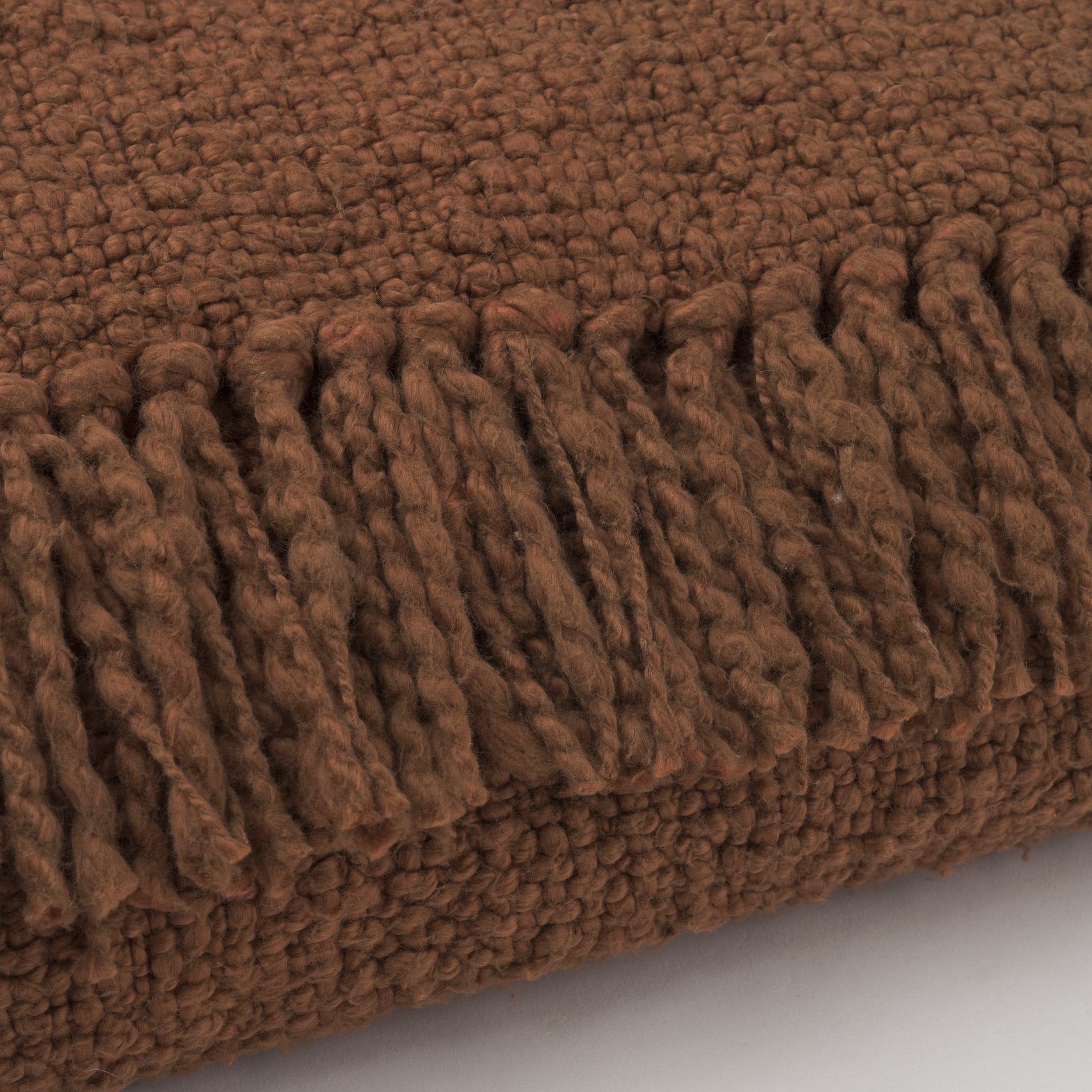 Kambal Mahogany Cotton Throw Blanket
