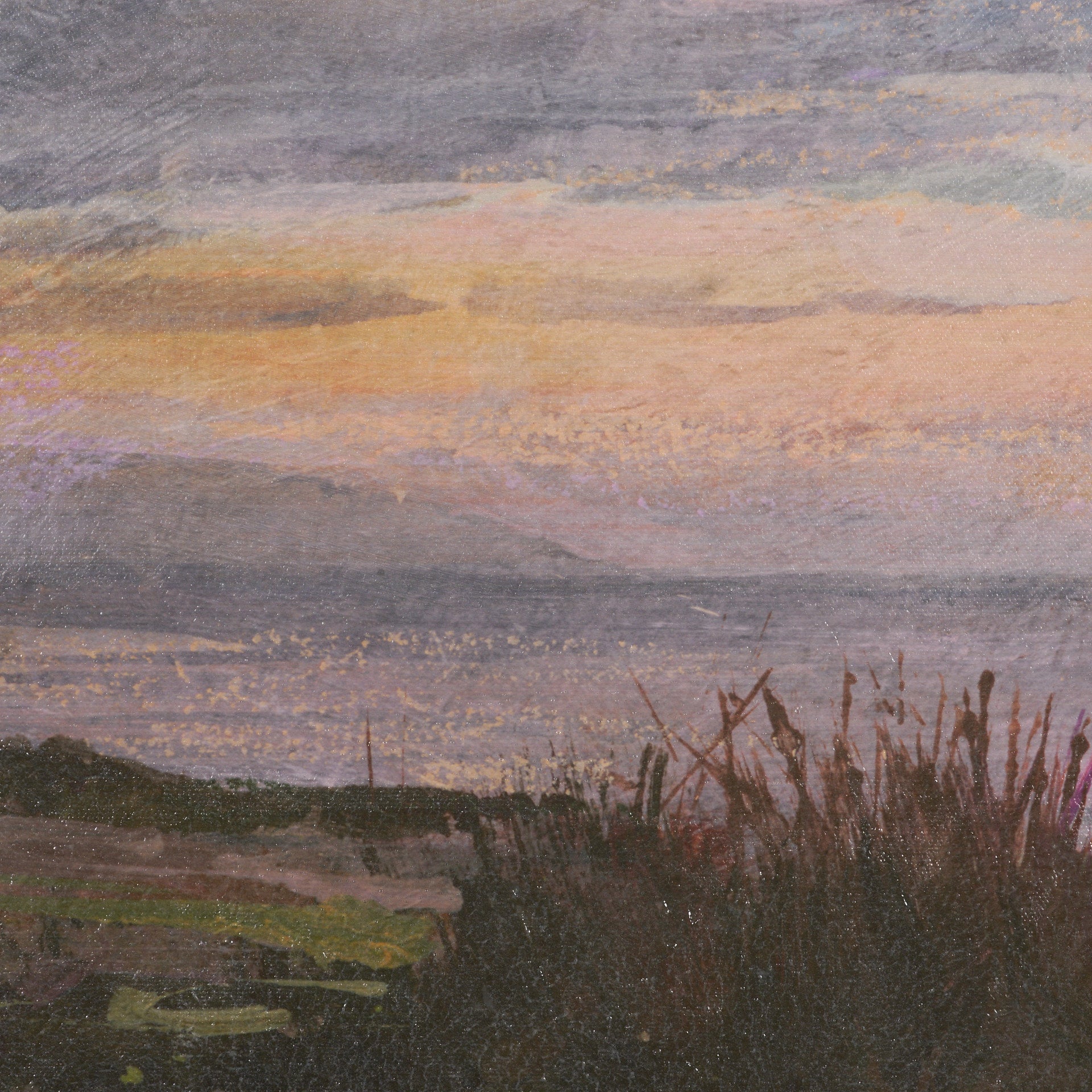 Crescent Sunset Canvas Series