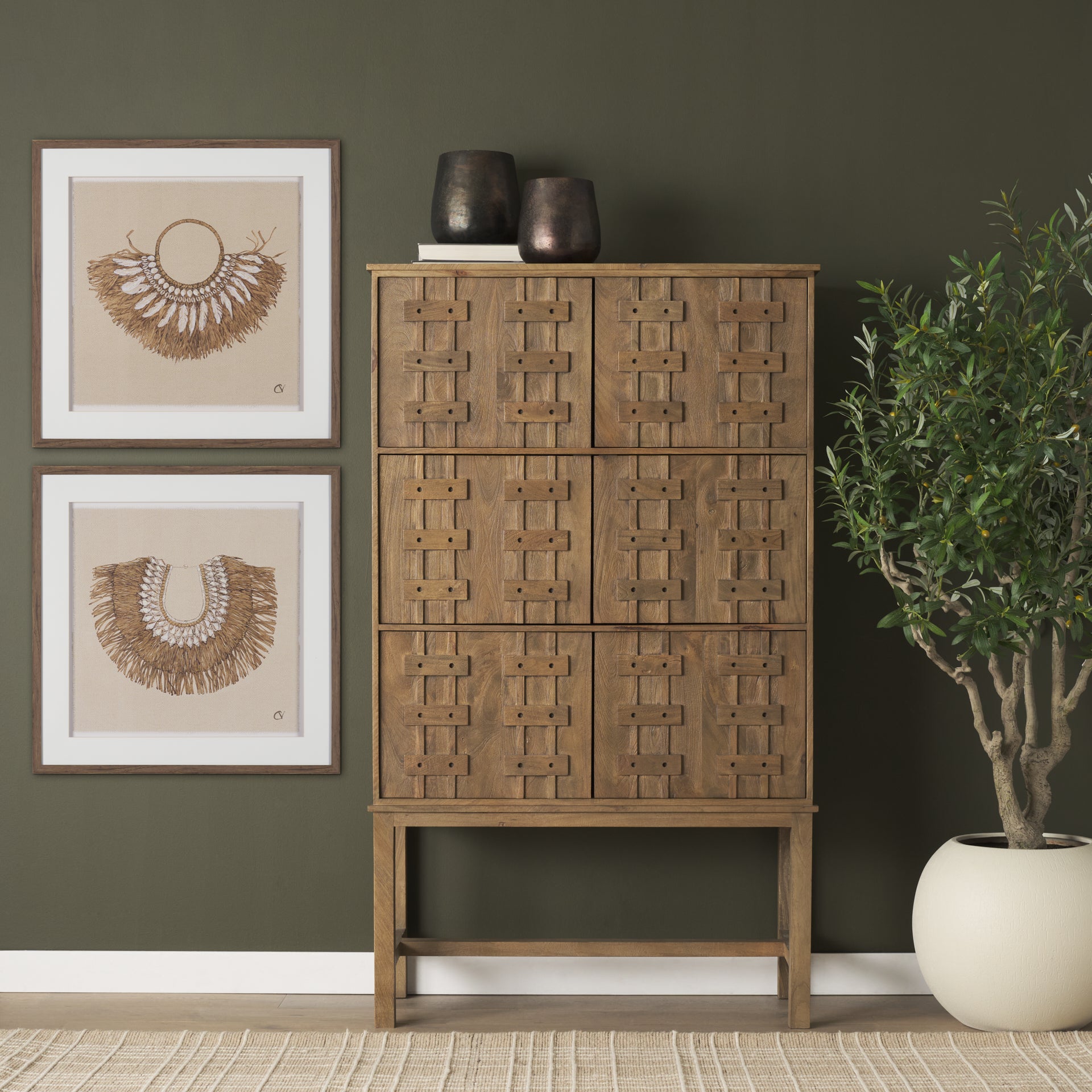 Truss Tall Cabinet