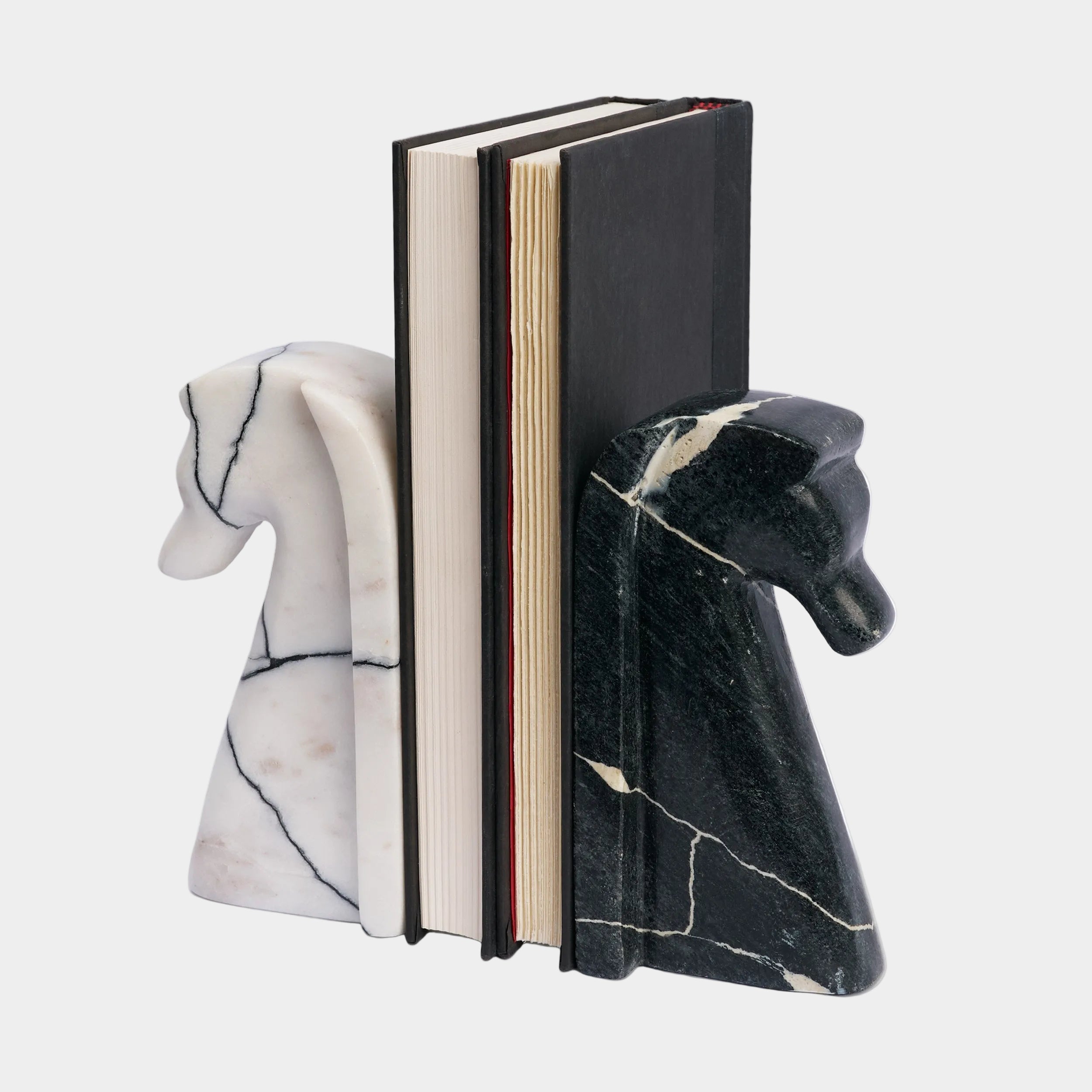 Cavalli Marble Bookends