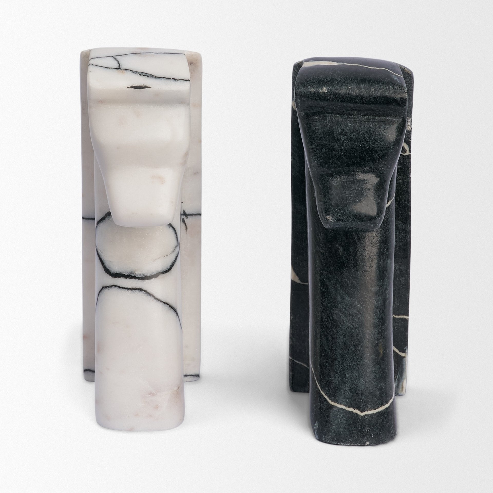 Cavalli Marble Bookends