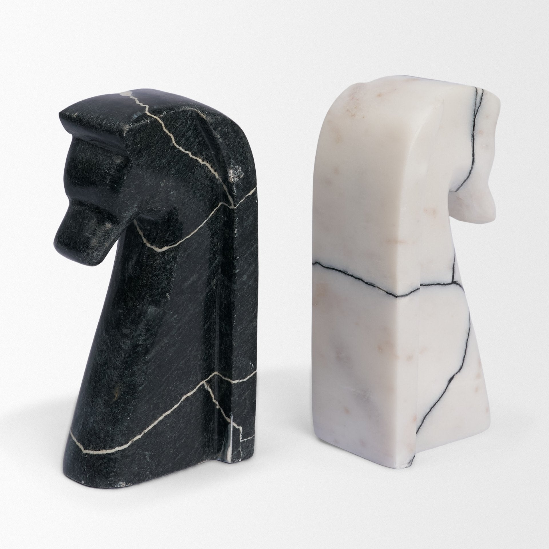 Cavalli Marble Bookends