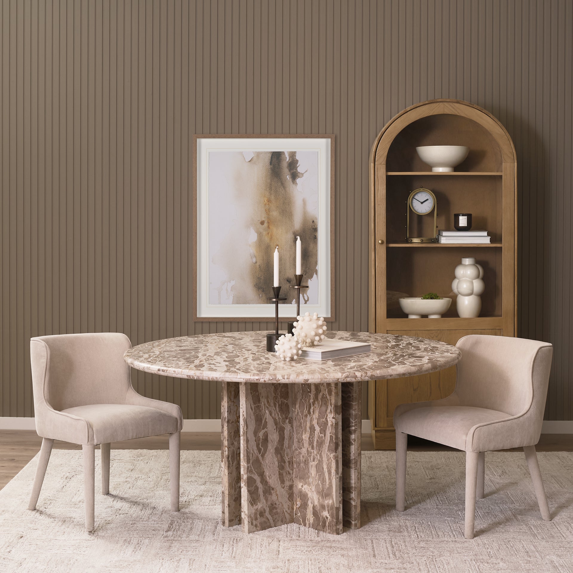 Nolan Slope Fabric Dining Chair