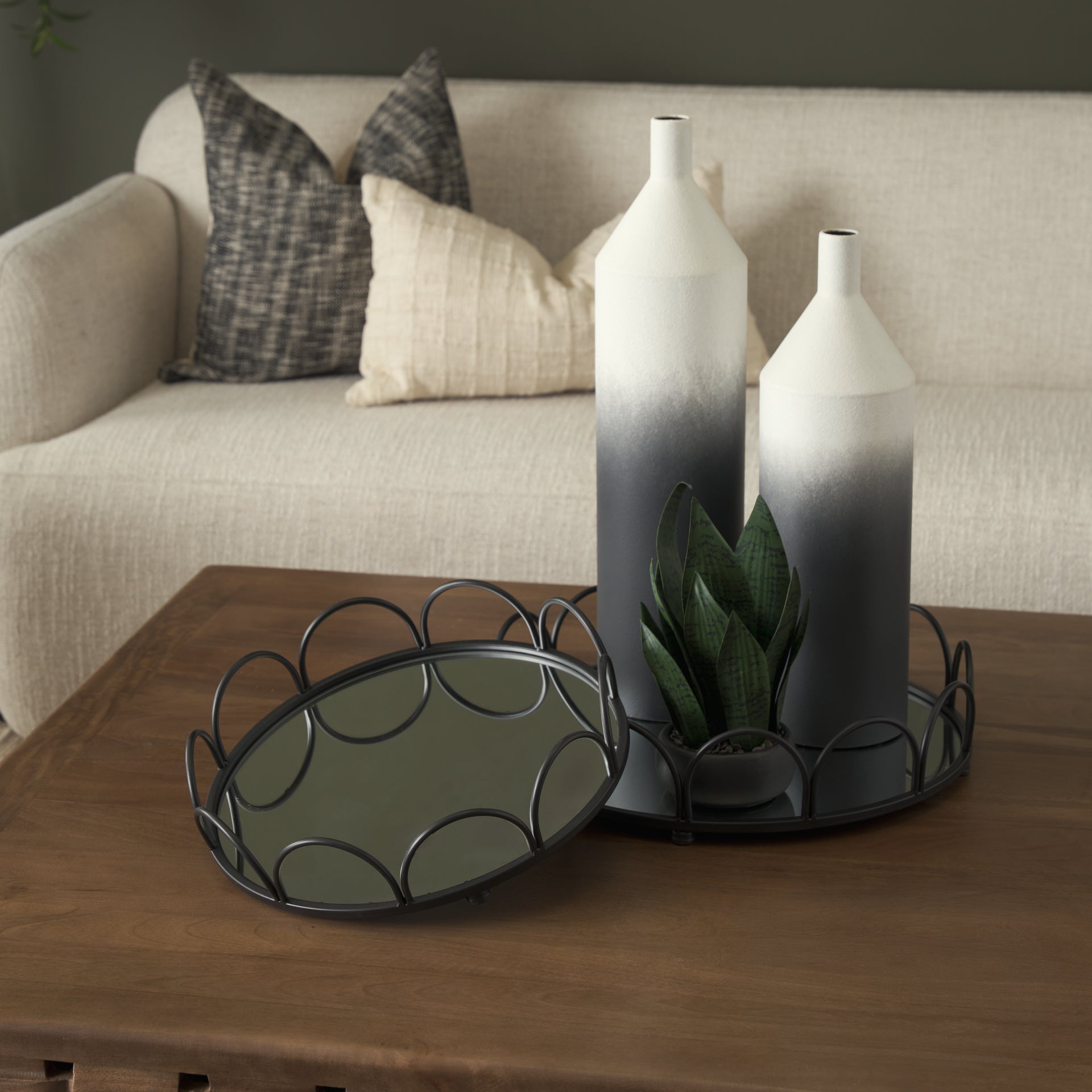 Lenore Mirror Trays Set of 2