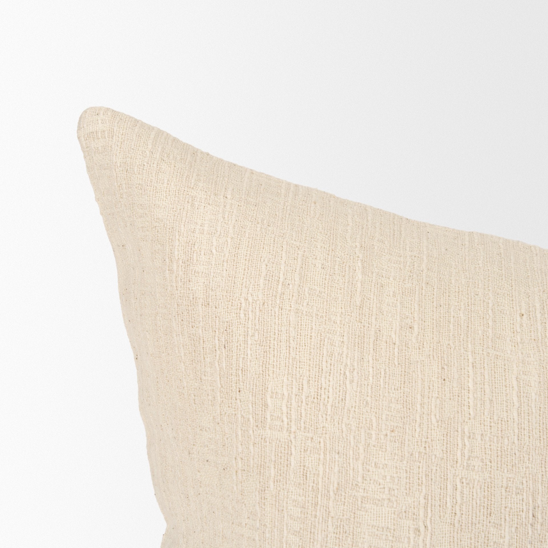 Jenner Cream Throw Pillow