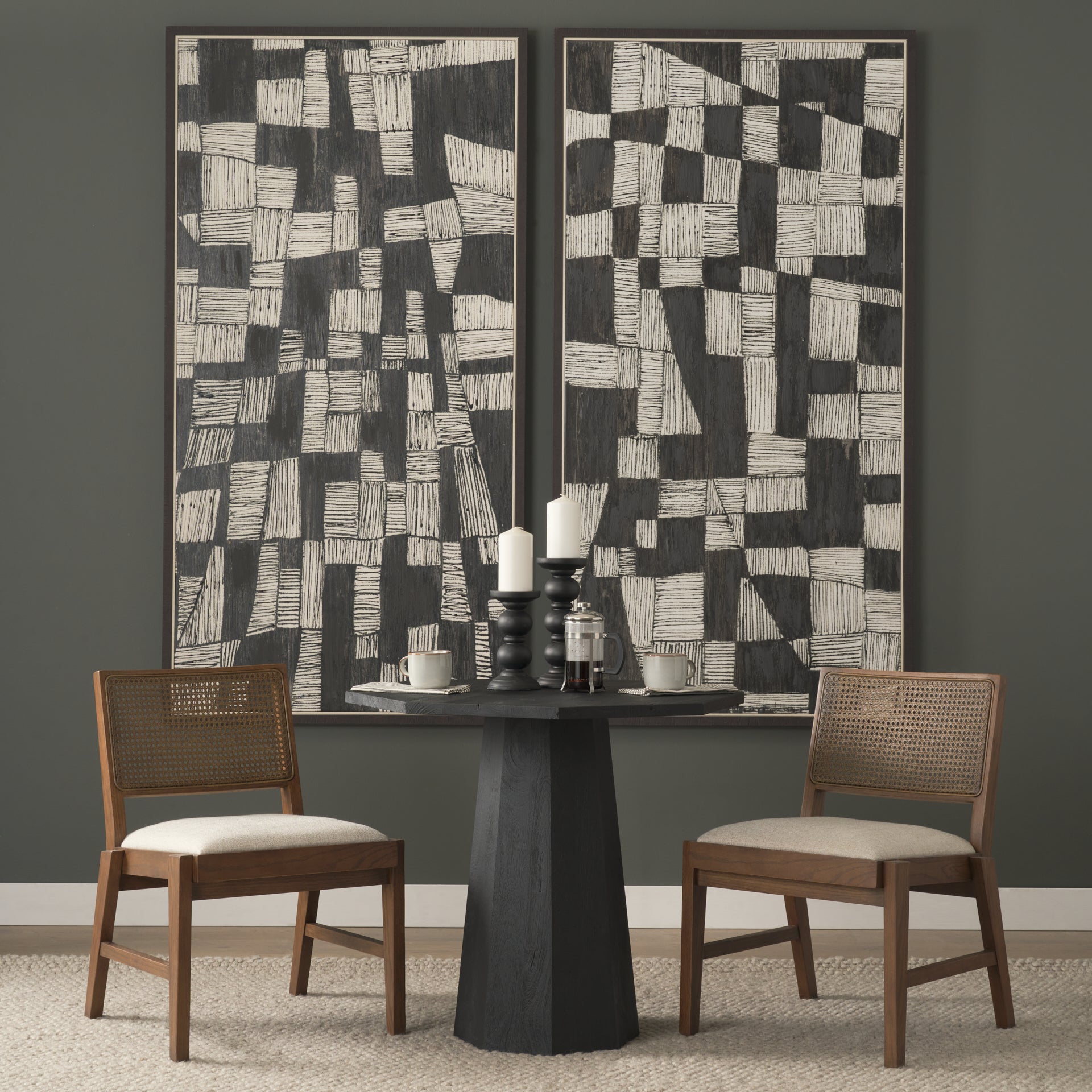Reid Cane Back Dining Chair